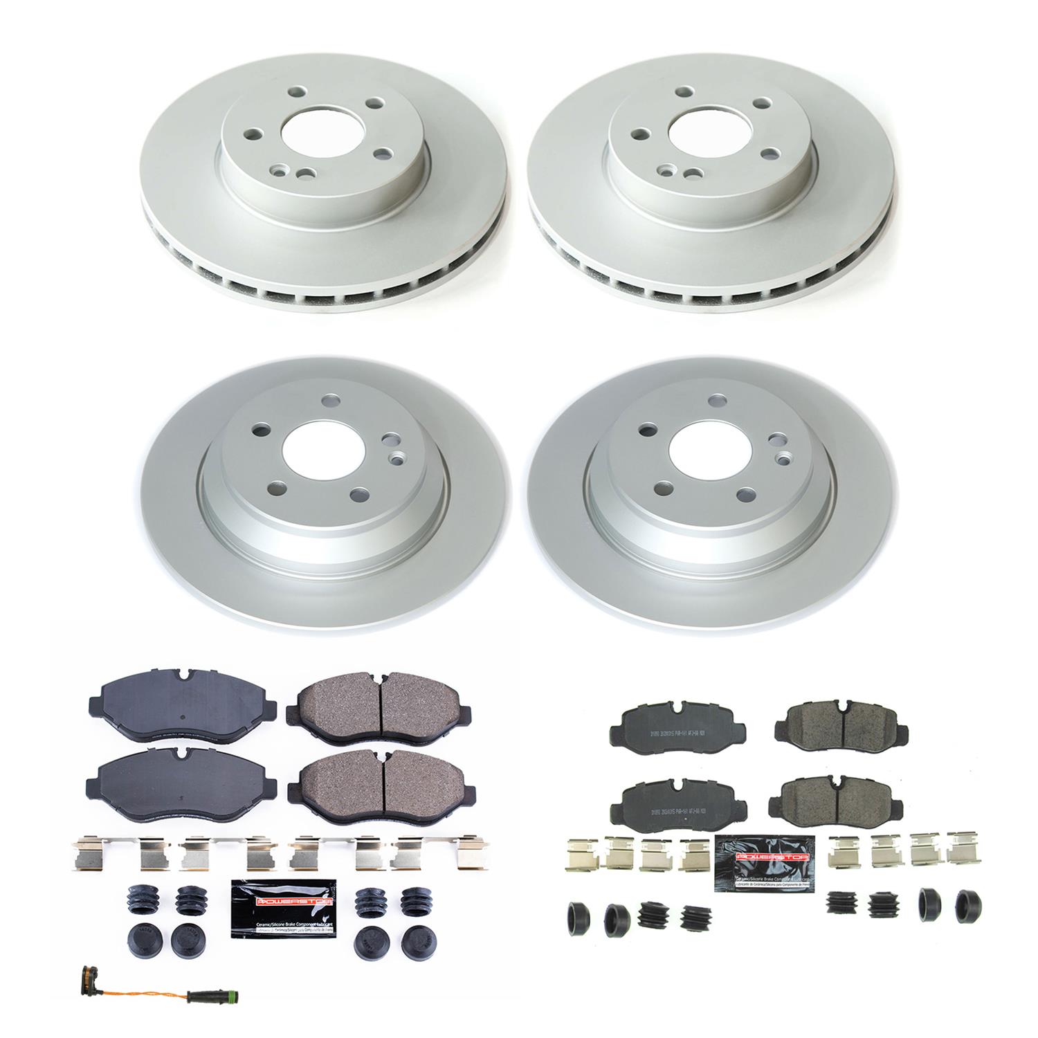 Power Stop 16-21 Mercedes-Benz Metris Front & Rear Z17 Coated Brake Kit (1x psbCRK8220, 1x psbCRK8219) thumbnail 2