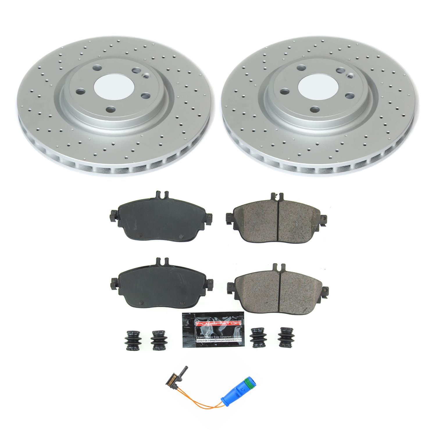Power Stop 17-19 Infiniti QX30 Front & Rear Z17 Evolution Geomet Coated Brake Kit (1x psbCRK7377, 1x psbCRK8266) thumbnail 7