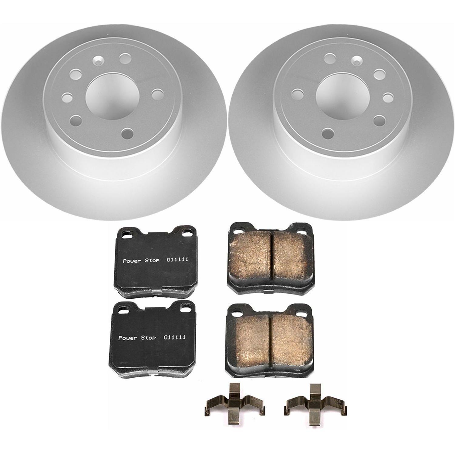 Power Stop 99-03 Saab 9-3 Front & Rear Z23 Evolution Sport Coated Brake Kit (1x psbCRK831, 1x psbCRK834) thumbnail 6