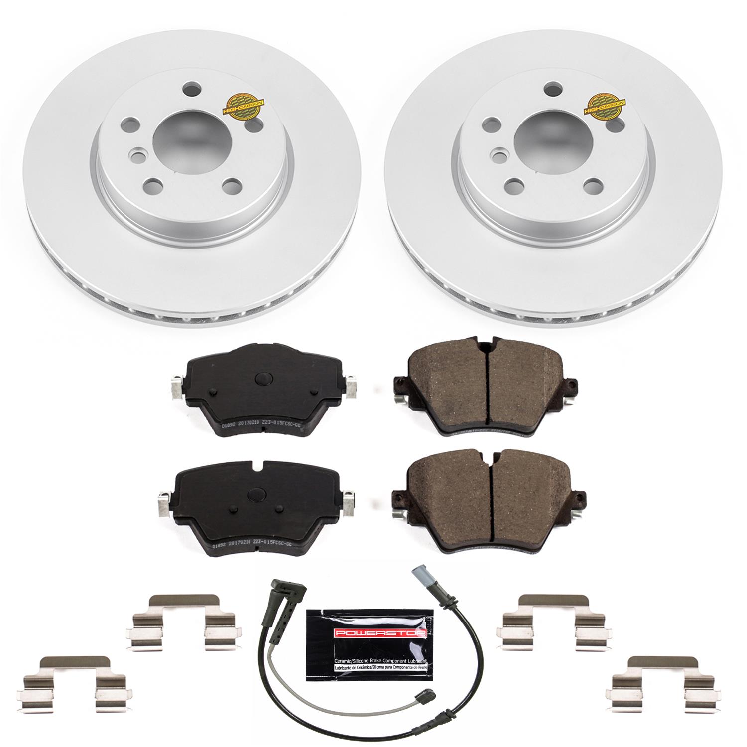 Power Stop 2019 Mini Cooper Clubman Front & Rear Z23 Evolution Sport Coated Brake Kit (1x psbCRK8323, 1x psbCRK8111) thumbnail 5