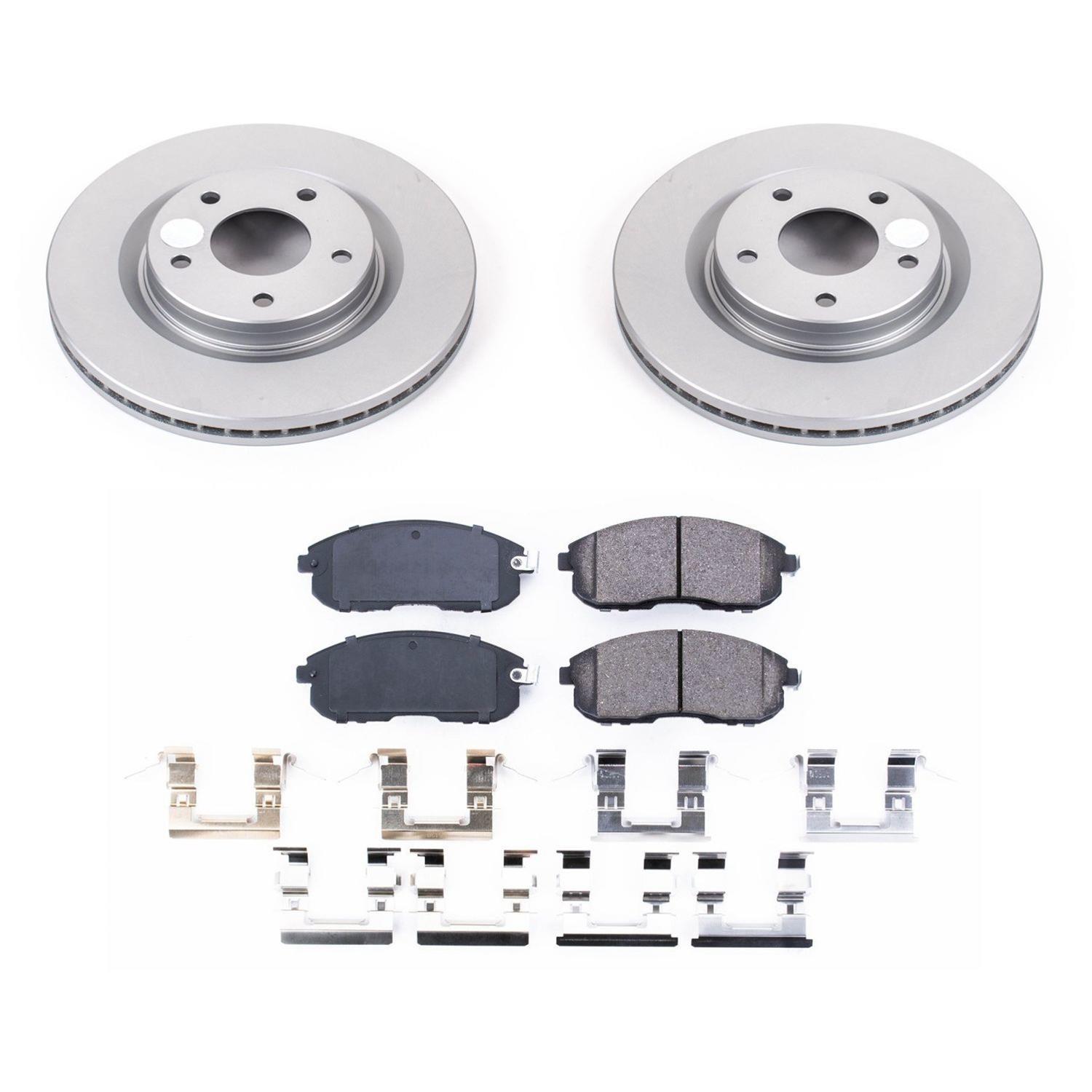 Power Stop 2019 Nissan Sentra Front & Rear Z17 Evolution Geomet Coated Brake Kit (1x psbCRK8335, 1x psbCRK8327) thumbnail 8