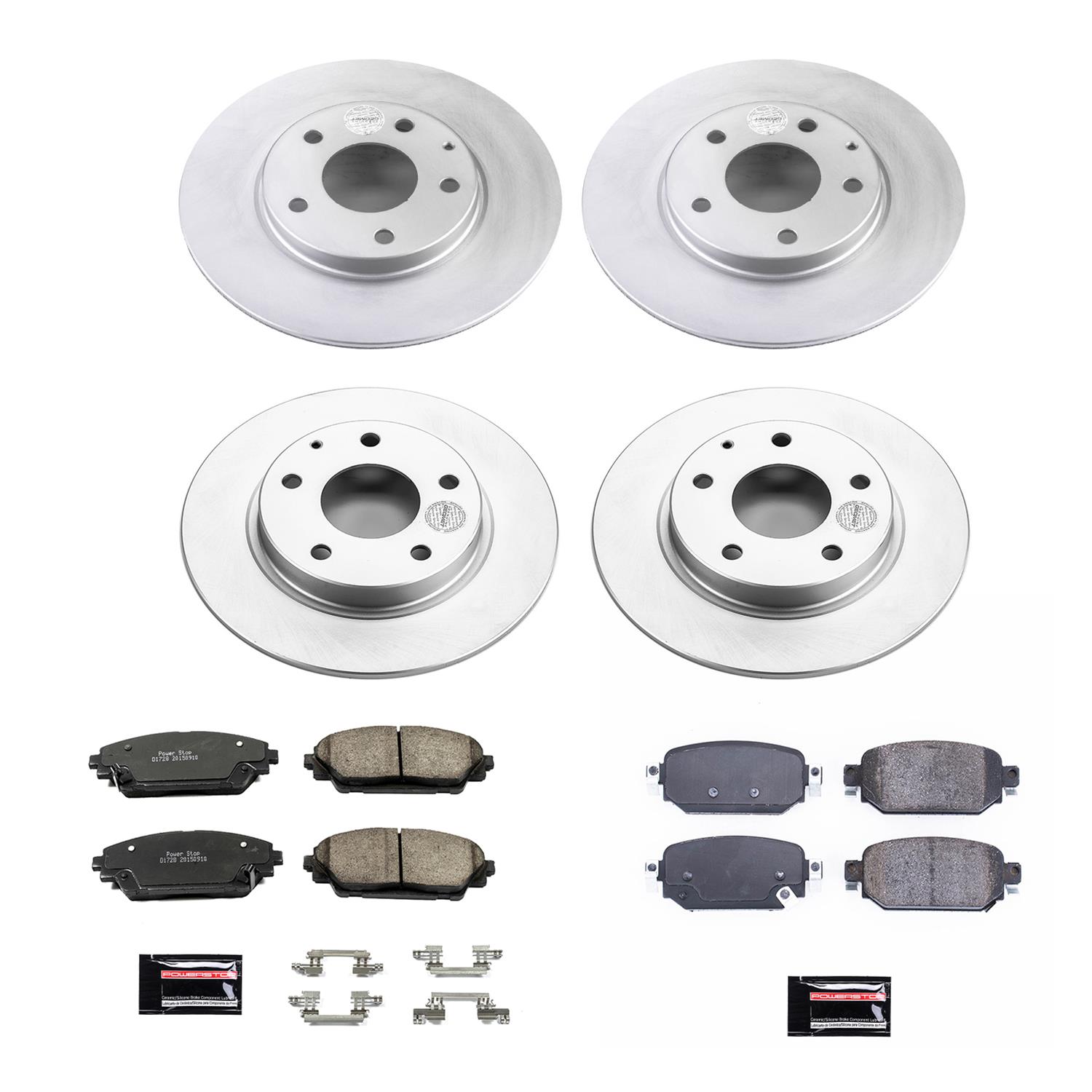 Power Stop 2019 Mazda CX-3 Front & Rear Z17 Evolution Geomet Coated Brake Kit (1x psbCRK7515, 1x psbCRK6974) thumbnail 7