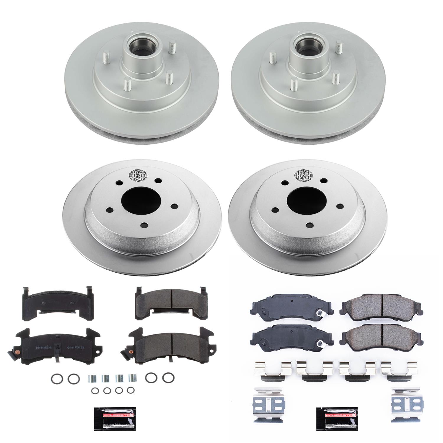Power Stop 2003 Chevrolet S10 Front & Rear Z17 Evolution Geomet Coated Brake Kit (1x psbCRK1985, 1x psbCRK2008) thumbnail 4