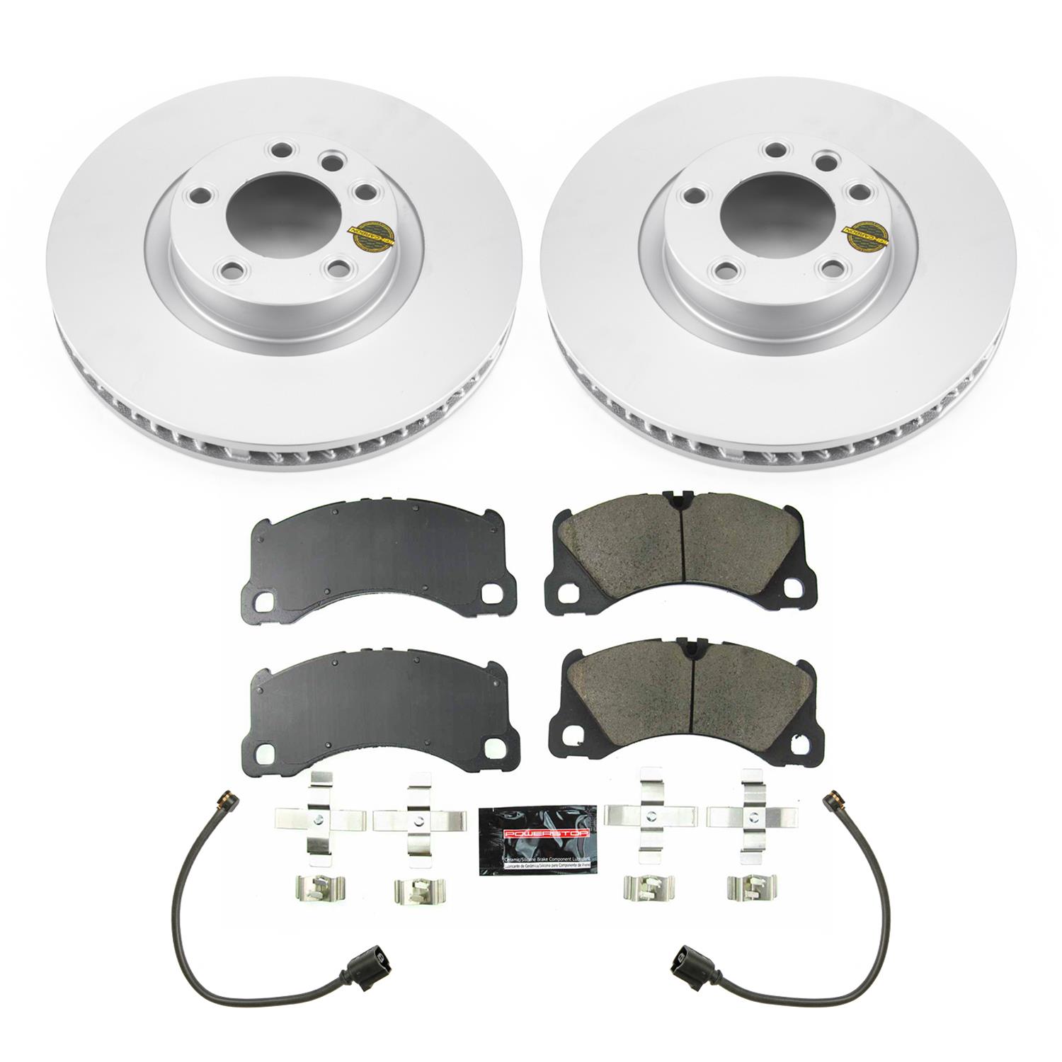Power Stop 13-18 Porsche Cayenne Front & Rear Z23 Evolution Sport Coated Brake Kit (1x psbCRK5979, 1x psbCRK8476) thumbnail 8