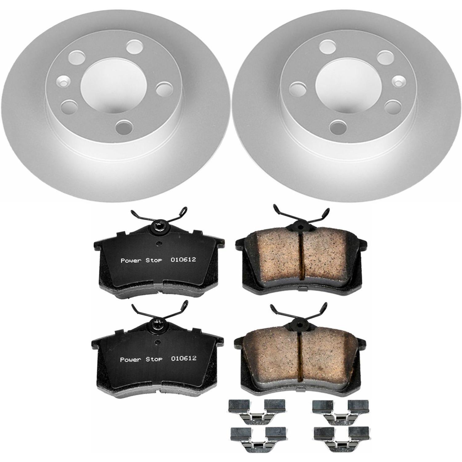 Power Stop 99-10 Volkswagen Beetle Front & Rear Z23 Evolution Sport Coated Brake Kit (1x psbCRK847, 1x psbCRK898) thumbnail 2