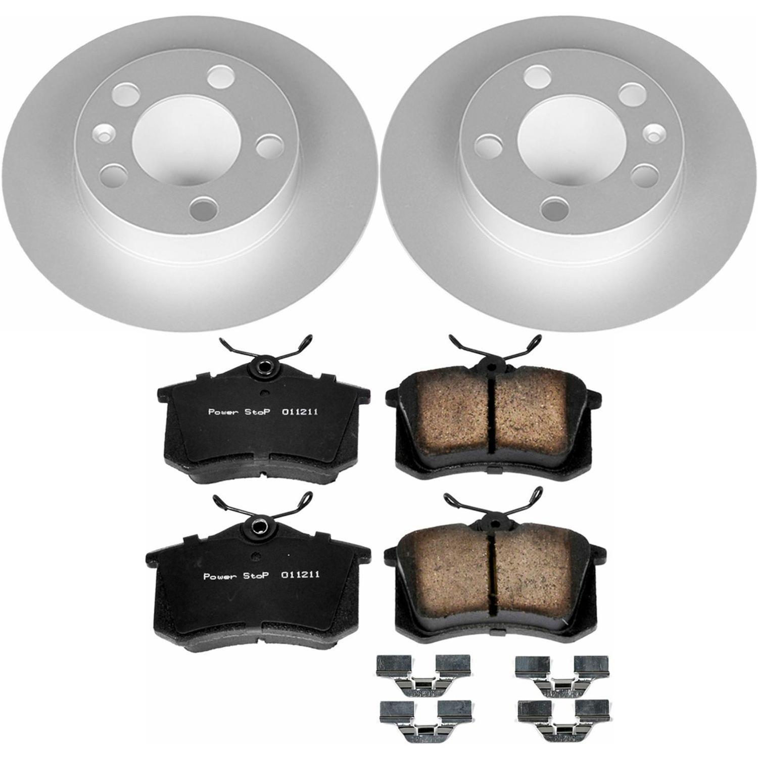 Power Stop 99-06 Audi TT Front & Rear Z23 Evolution Sport Coated Brake Kit (1x psbCRK848, 1x psbCRK914) thumbnail 4