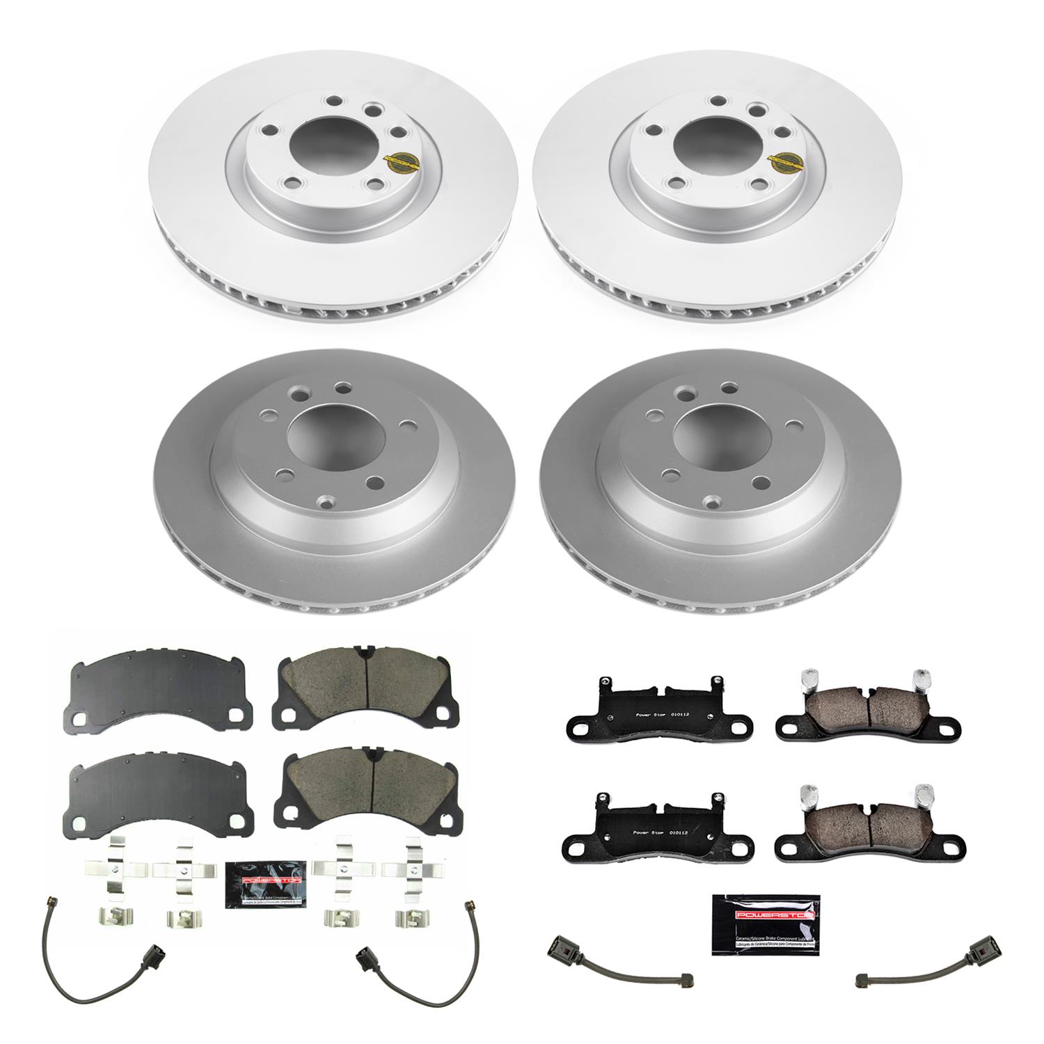 Power Stop 13-18 Porsche Cayenne Front & Rear Z23 Evolution Sport Coated Brake Kit (1x psbCRK5979, 1x psbCRK8476) thumbnail 6