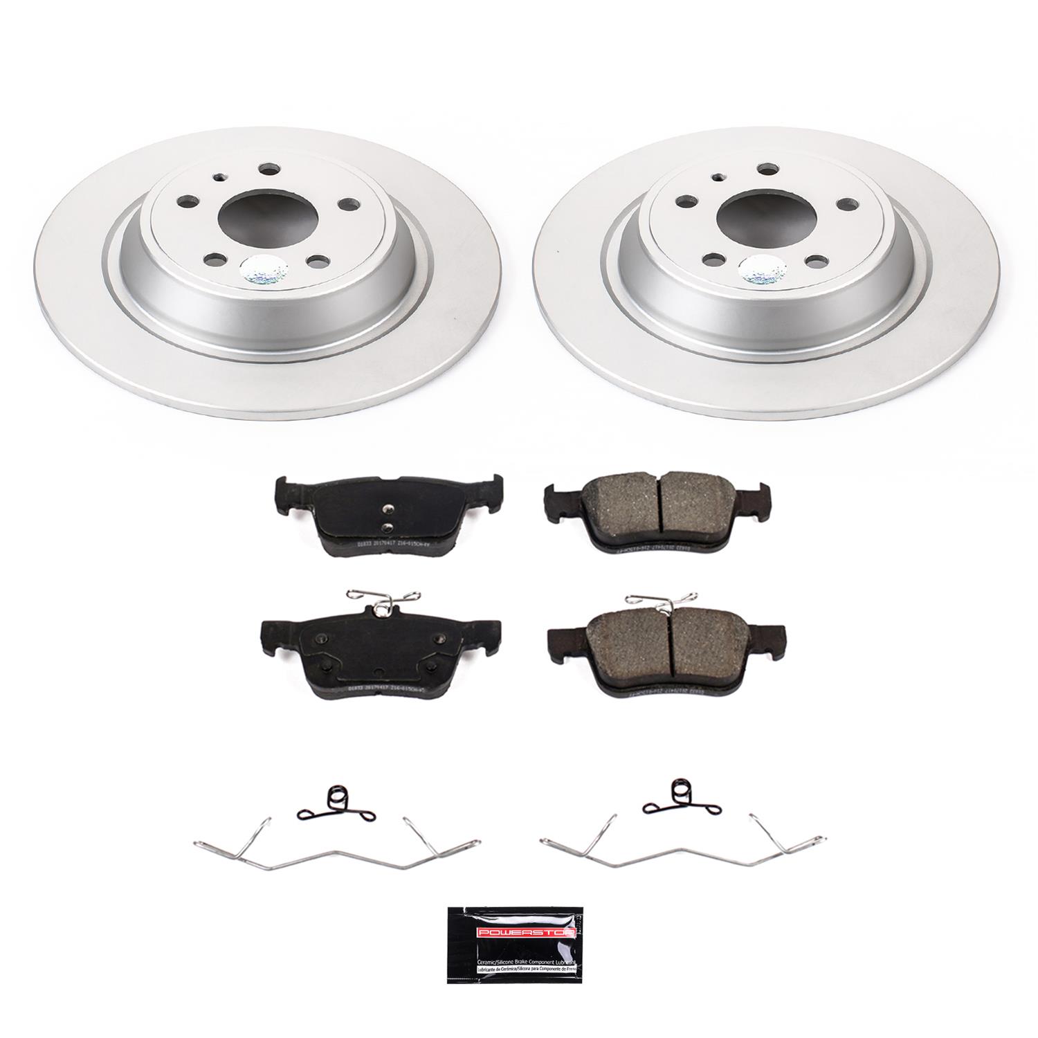 Power Stop 2020 Ford Fusion Front & Rear Z17 Evolution Geomet Coated Brake Kit (1x psbCRK6399, 1x psbCRK8533) thumbnail 8