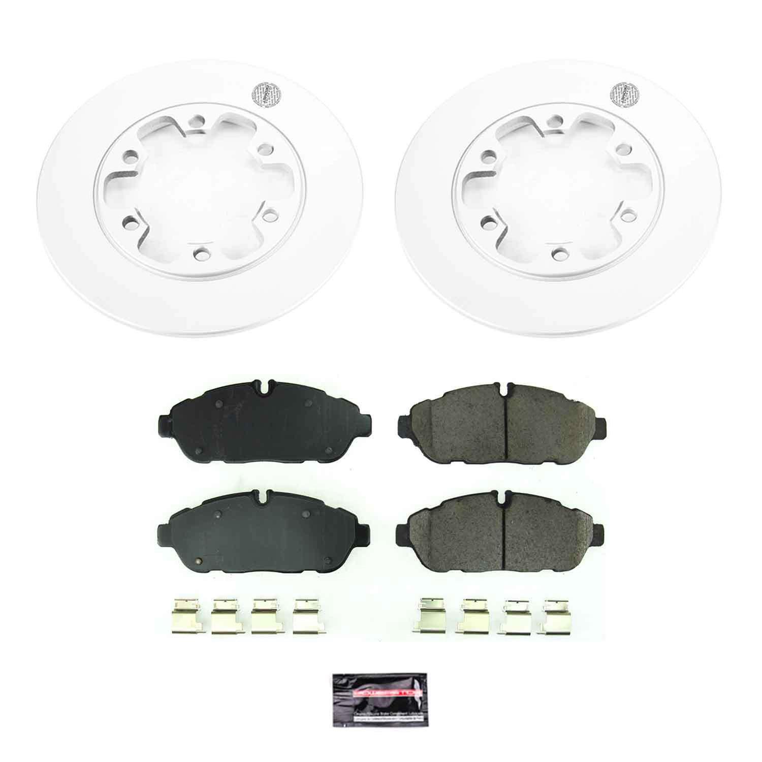 Power Stop 20-23 Ford Transit-350 HD Front and Rear Z17 Coated Brake Kit (1x psbCRK8539, 1x psbCRK8980) thumbnail 8