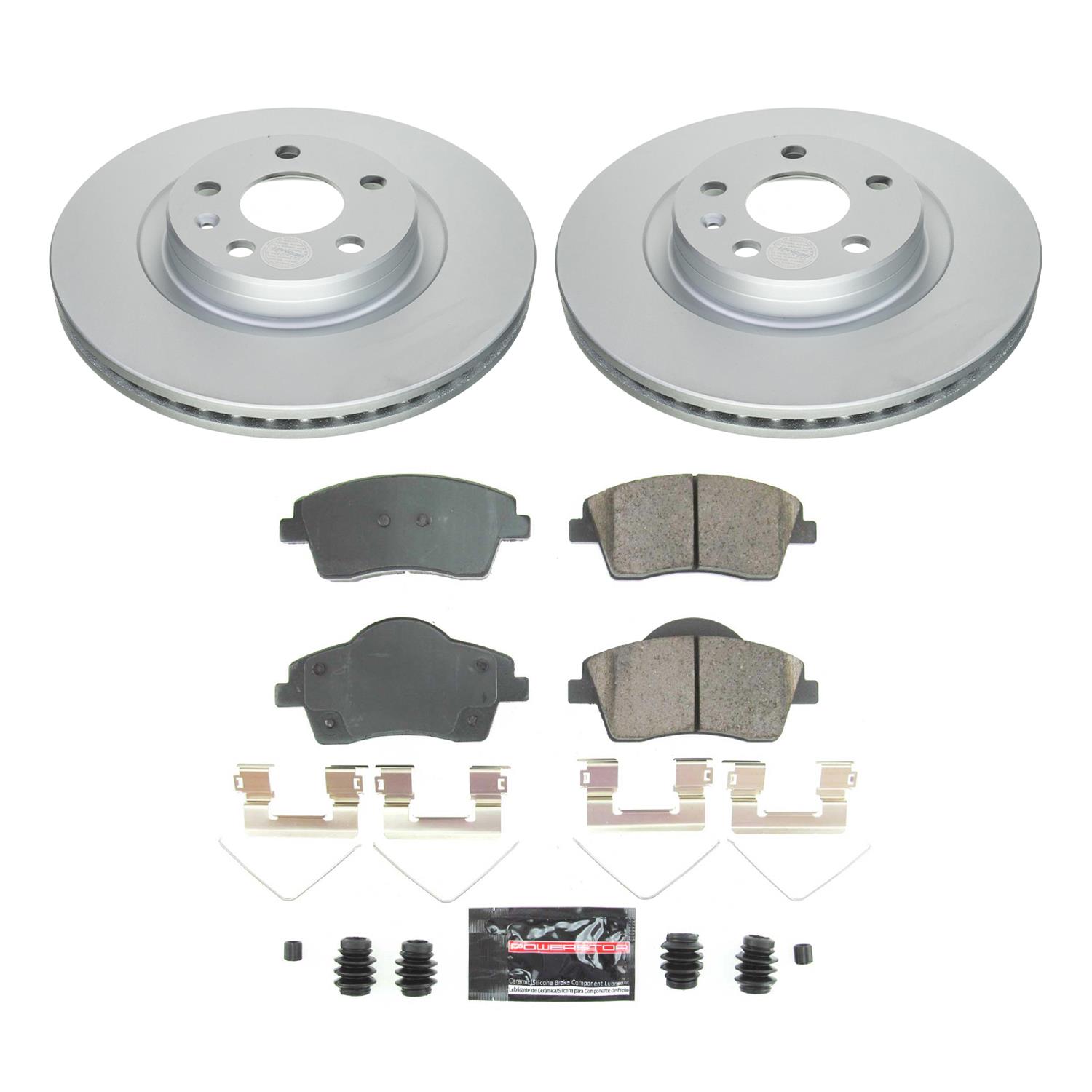 Power Stop 19-20 Volvo XC40 Front and Rear Z23 Coated Brake Kit (1x psbCRK8577, 1x psbCRK8579) thumbnail 8