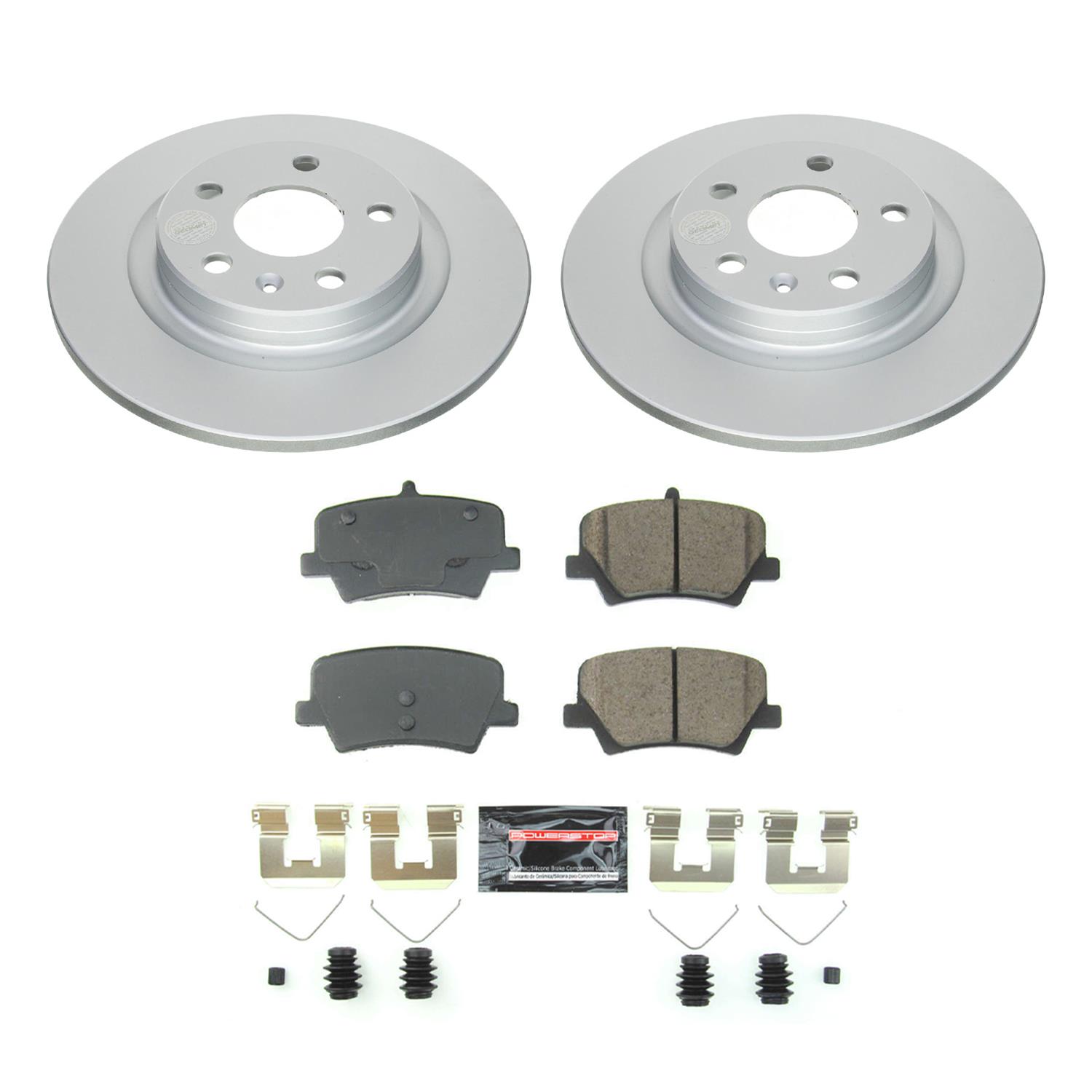 Power Stop 19-21 Volvo XC40 Front & Rear Z23 Evolution Sport Coated Brake Kit (1x psbCRK8574, 1x psbCRK8579) thumbnail 5