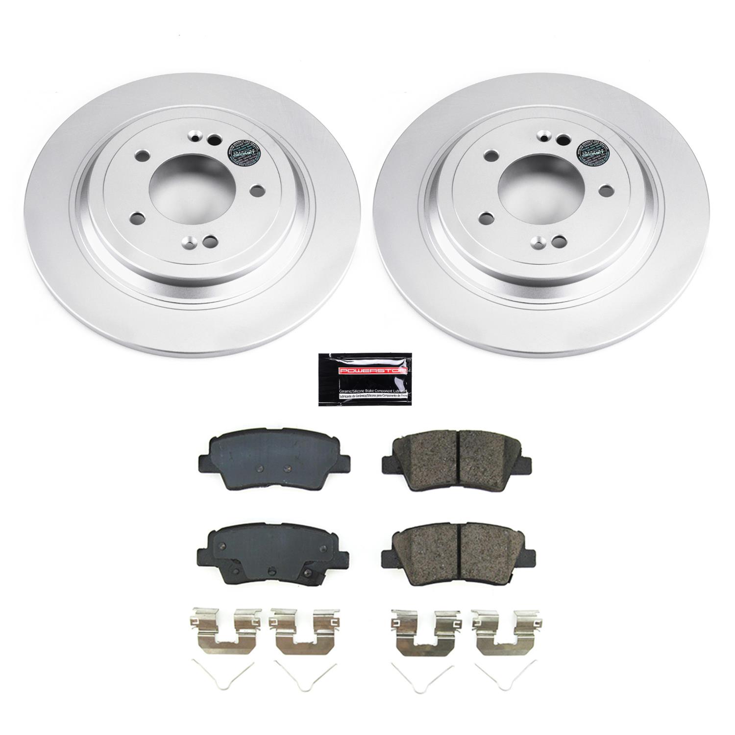Power Stop 19-21 Hyundai Nexo Front & Rear Z17 Coated Brake Kit (1x psbCRK8271, 1x psbCRK8619) thumbnail 5