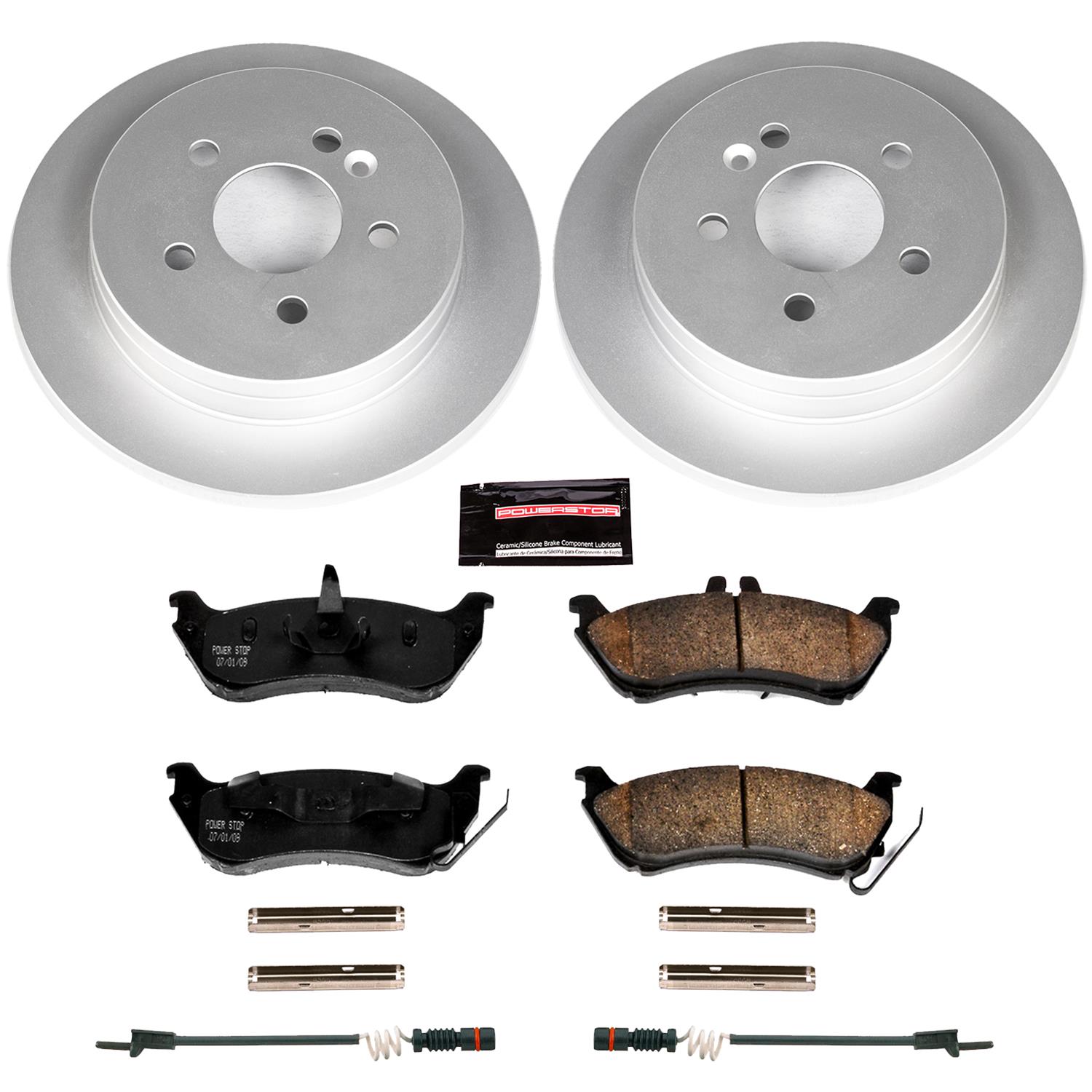 Power Stop 98-03 Mercedes-Benz ML320 Front & Rear Z23 Evolution Sport Coated Brake Kit (1x psbCRK864, 1x psbCRK866) thumbnail 2