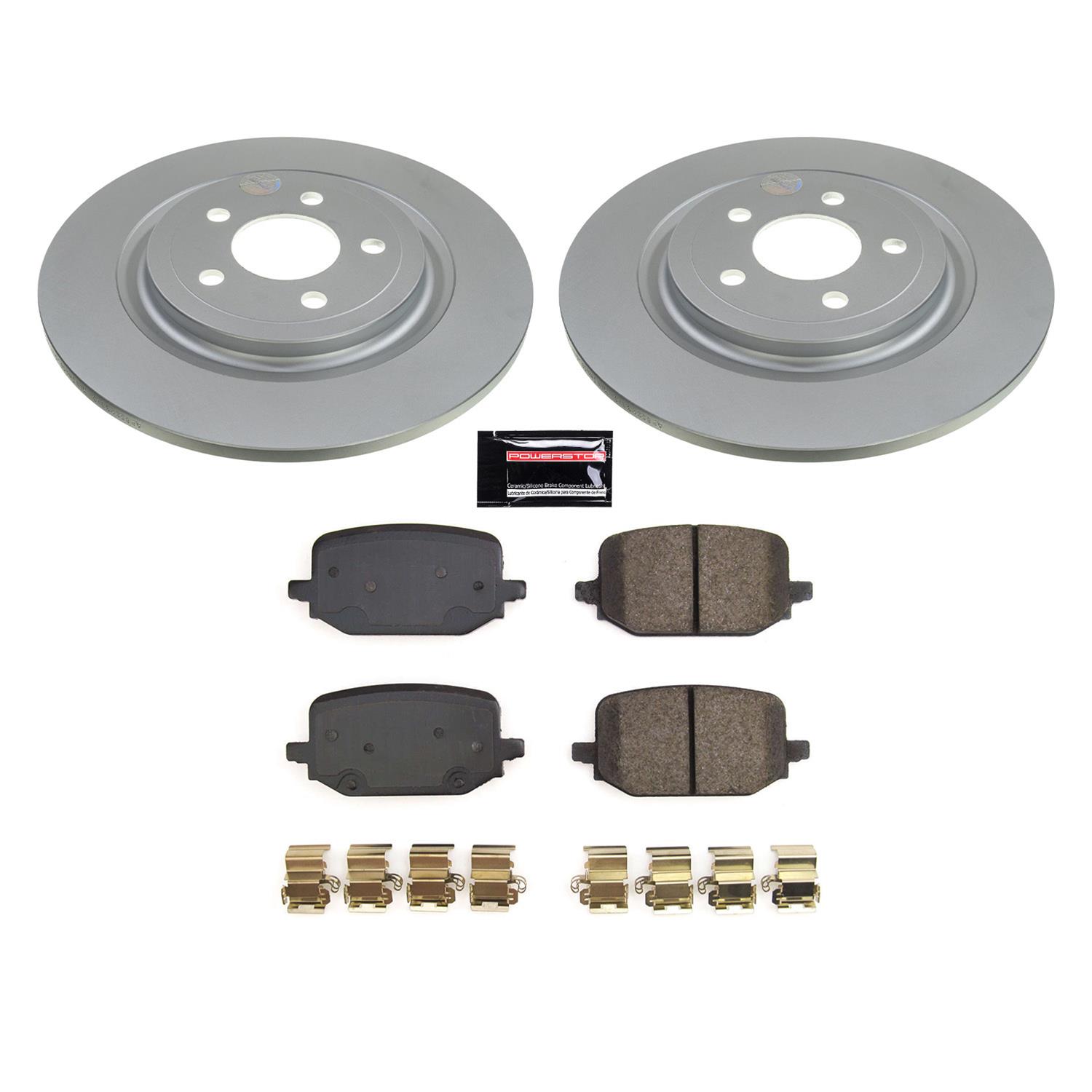 Power Stop 20-22 Ford Explorer Front & Rear Z17 Coated Brake Kit (1x psbCRK8672, 1x psbCRK8681) thumbnail 8