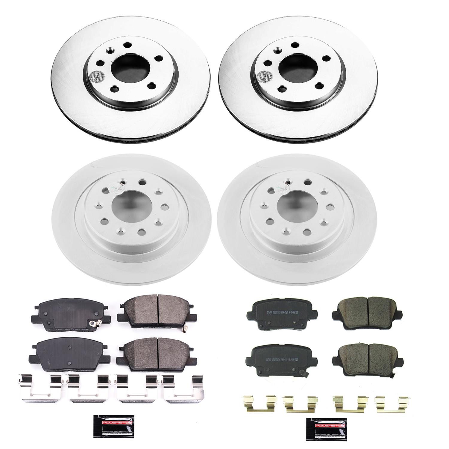 Power Stop 19-20 Buick Regal Sportback Front & Rear Z17 Coated Brake Kit (1x psbCRK7400, 1x psbCRK8677) thumbnail 5
