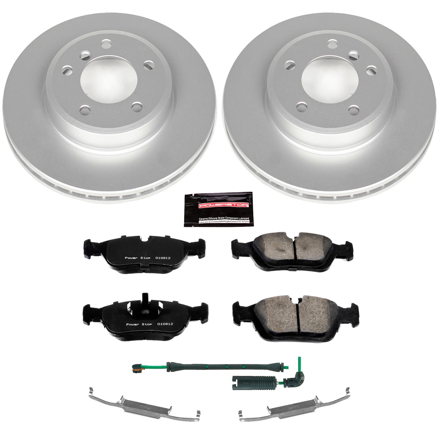 Power Stop 01-05 BMW 325xi Front & Rear Z23 Evolution Sport Coated Brake Kit (1x psbCRK2970, 1x psbCRK868) thumbnail 5
