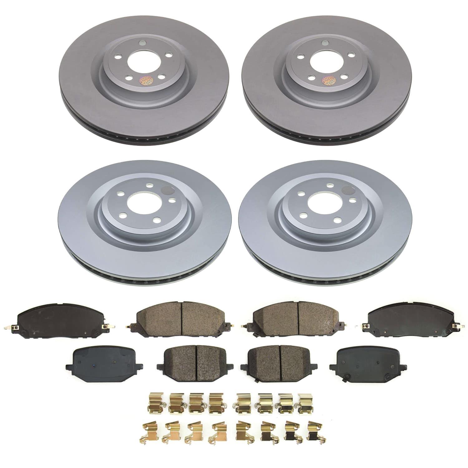 Power Stop 20-23 Ford Explorer Front and Rear Z17 Coated Brake Kit (1x psbCRK8682, 1x psbCRK8673) thumbnail 5