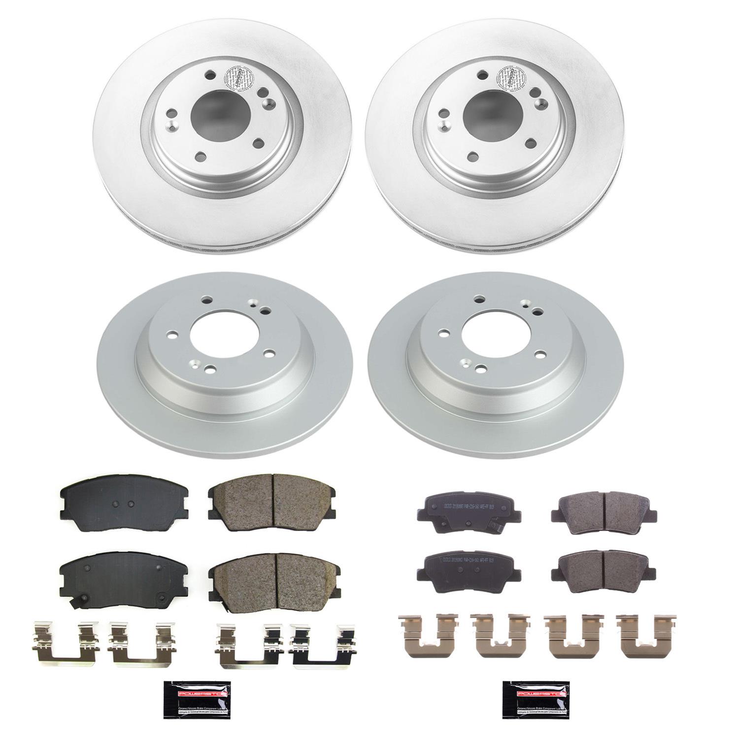 Power Stop 20-21 Kia Soul Front & Rear Z17 Coated Brake Kit thumbnail 6