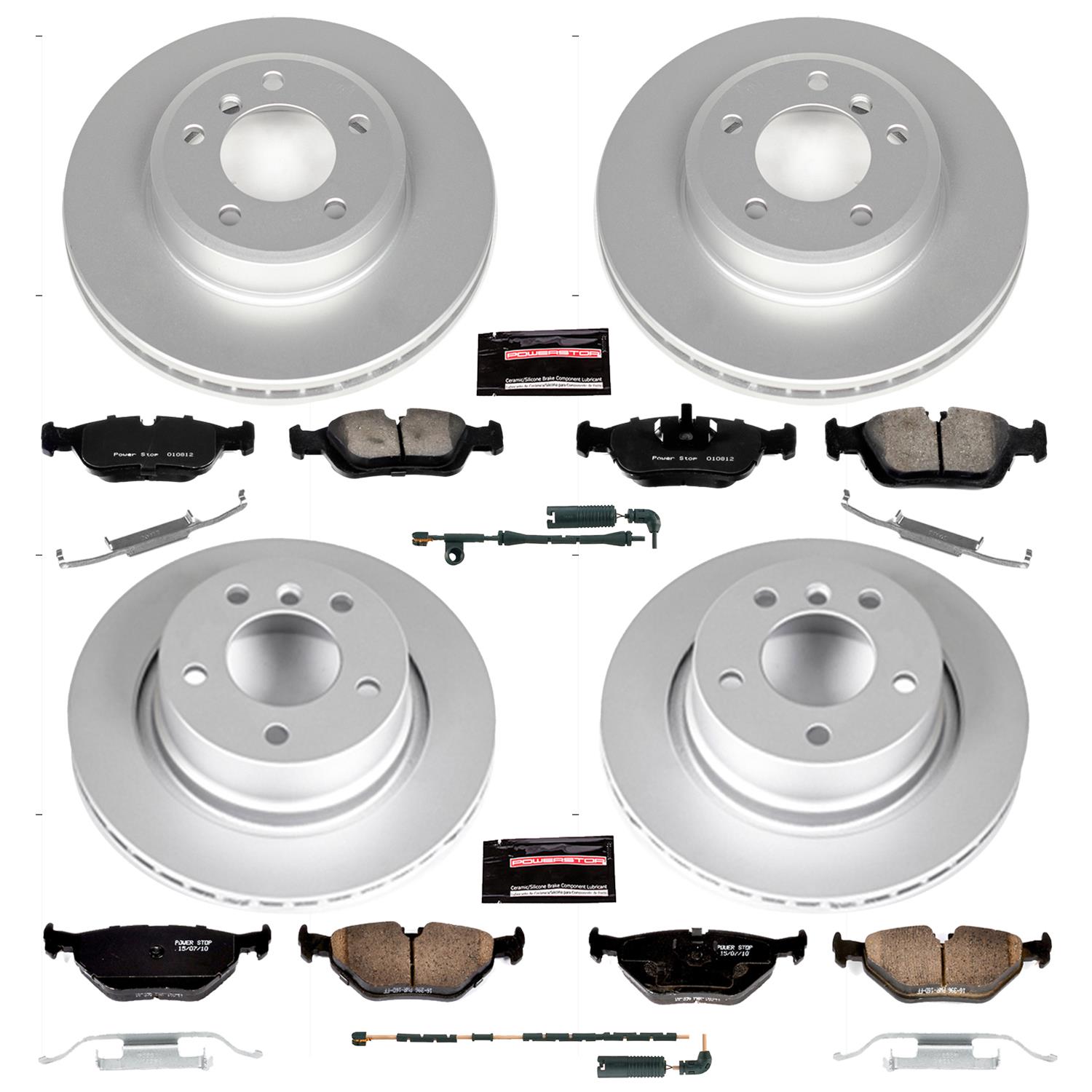 Power Stop 03-08 BMW Z4 Front & Rear Z23 Evolution Sport Coated Brake Kit (1x psbCRK869, 1x psbCRK962) thumbnail 4
