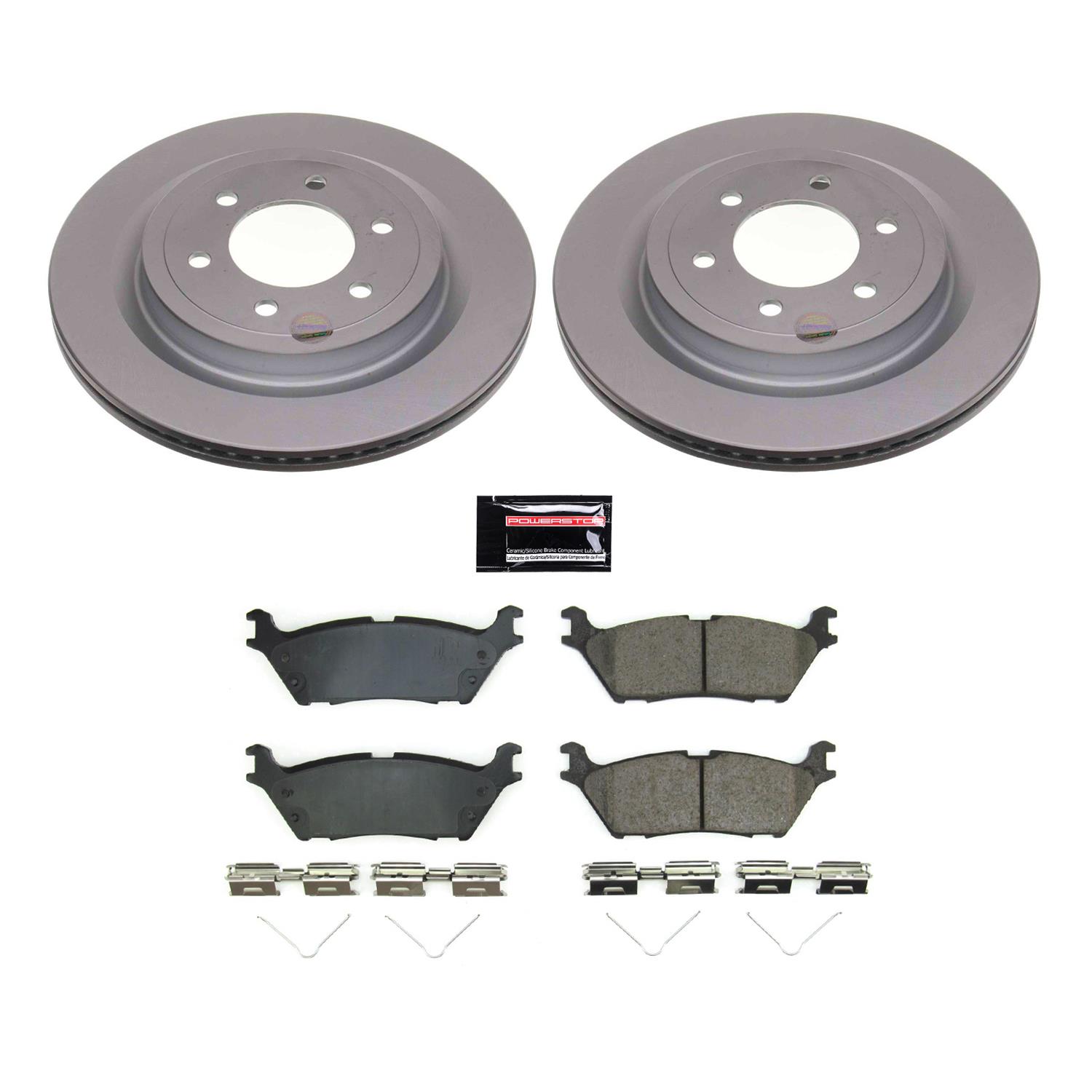 Power Stop 21-22 Ford F-150 Front and Rear Z17 Coated Brake Kit (1x psbCRK8744, 1x psbCRK8765) thumbnail 8