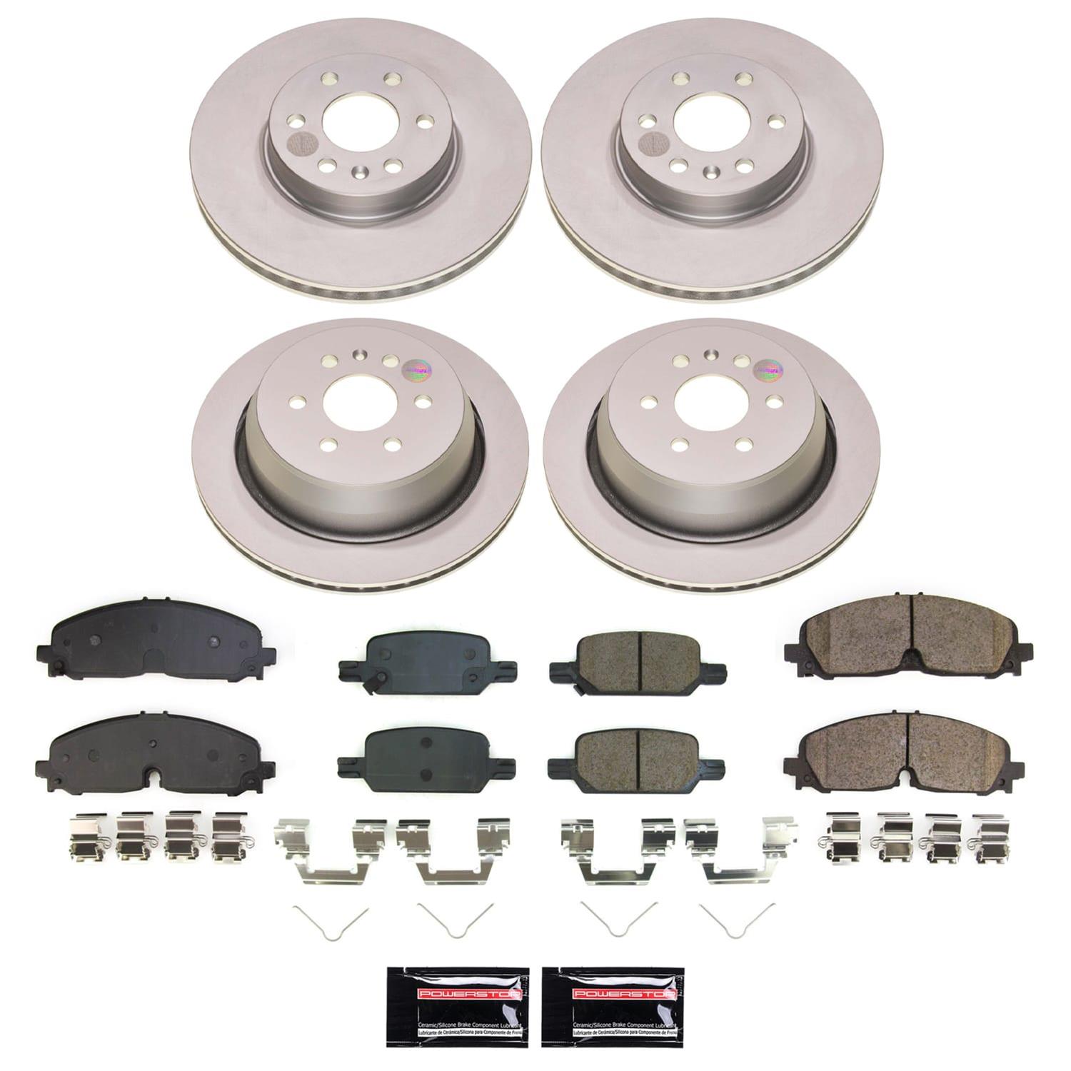 Power Stop 21-22 Chevrolet Colorado Front and Rear Z17 Coated Brake Kit (1x psbCRK8741, 1x psbCRK8761) thumbnail 5