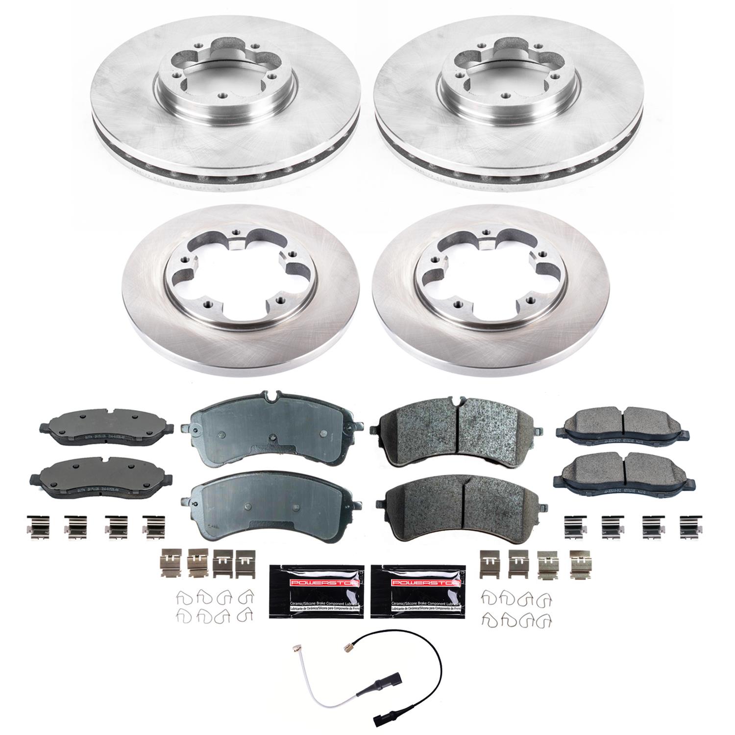 Power Stop 21-23 Ford Mustang Mach-E Front and Rear Z17 Coated Brake Kit (1x psbCRK8745, 1x psbCRK8766) thumbnail 4