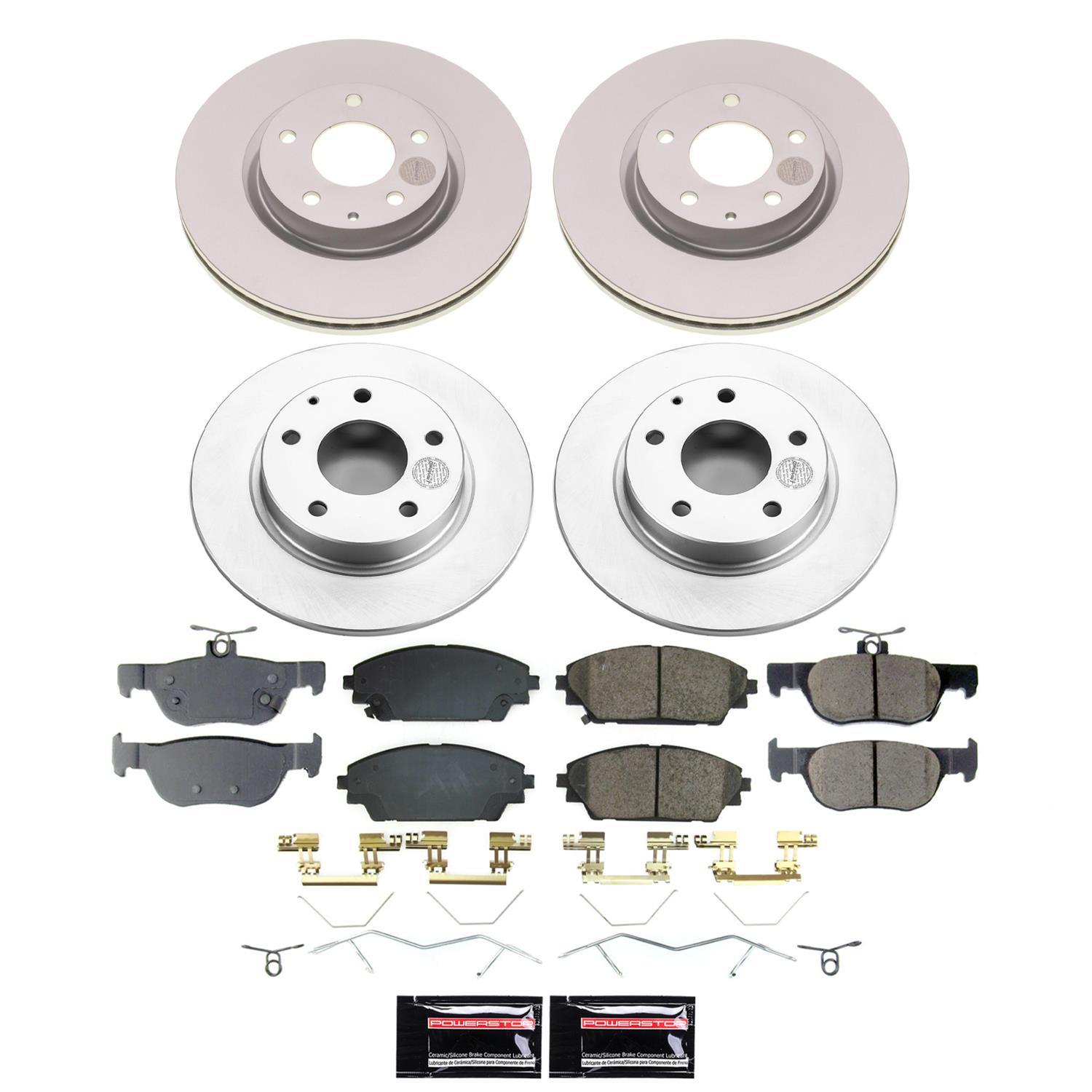 PowerStop CRK8815 PowerStop Z17 Evolution Plus GEOMET Coated Brake
