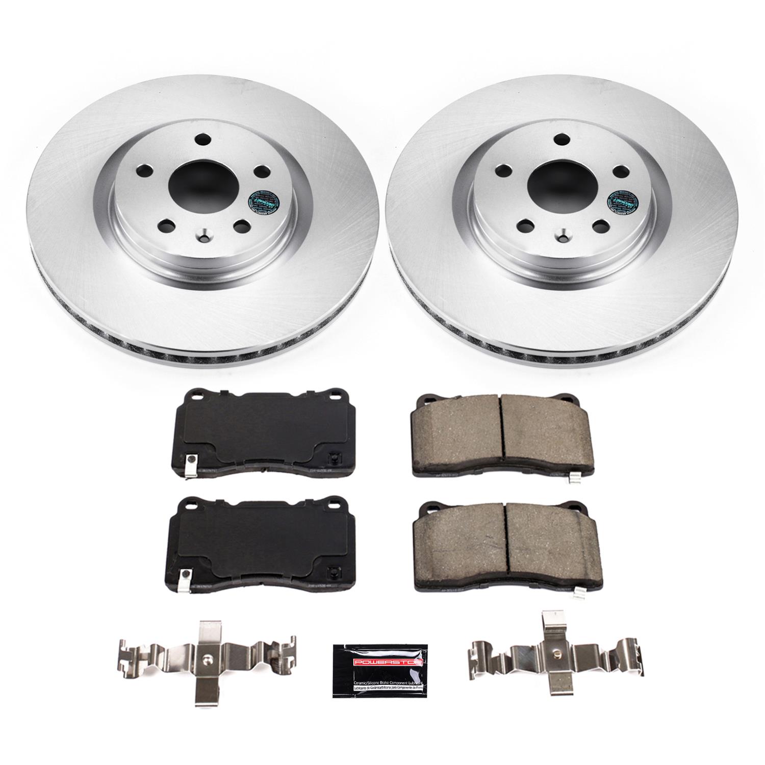 Power Stop 13-19 Cadillac XTS Front & Rear Z17 Coated Brake Kit (1x psbCRK5547, 1x psbCRK8825) thumbnail 6