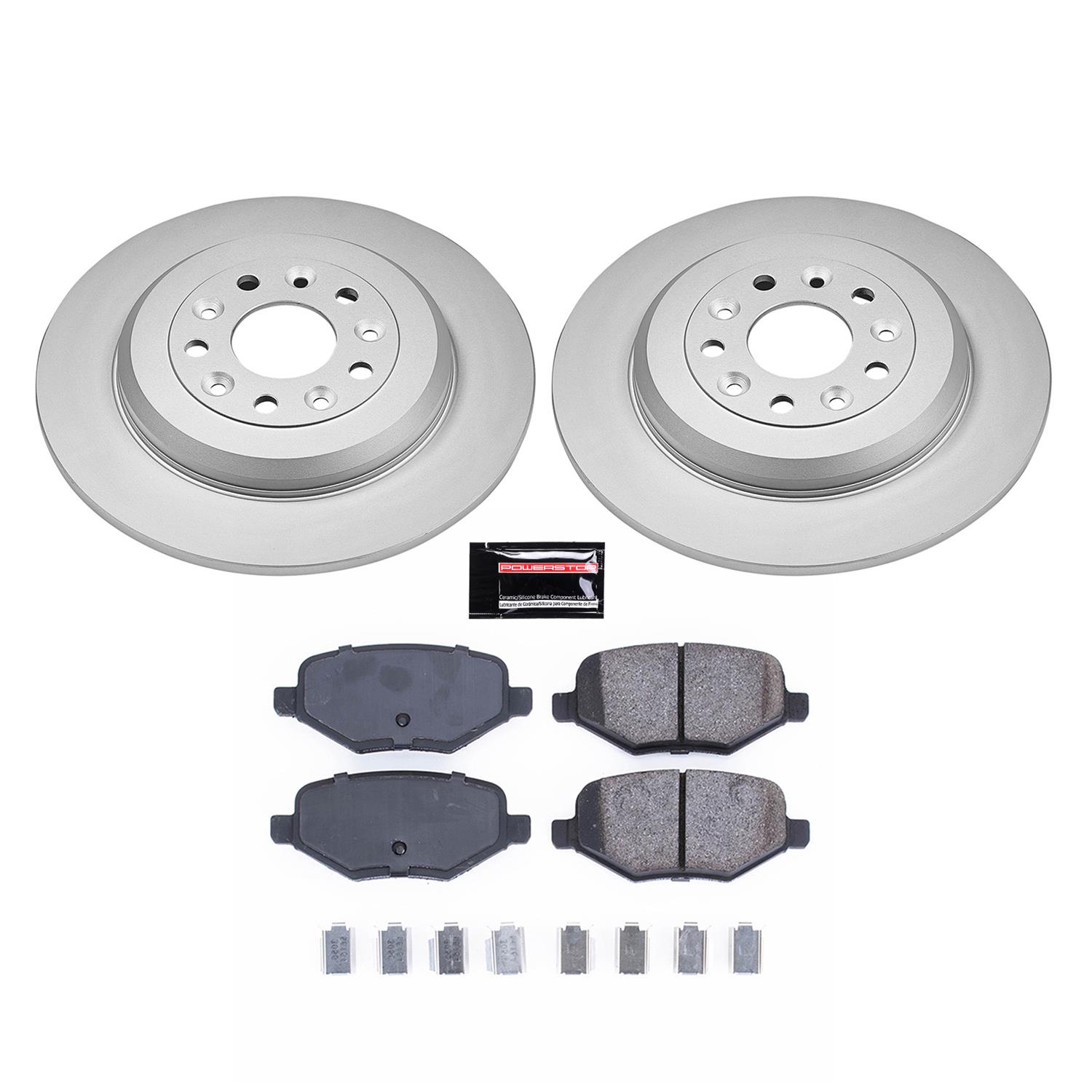 Power Stop 11-19 Lincoln MKT Front & Rear Z17 Coated Brake Kit (1x psbCRK5583, 1x psbCRK8846) thumbnail 7