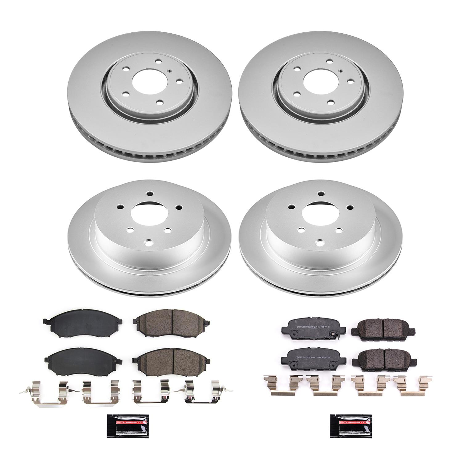 Power Stop 2014 Infiniti QX70 Front & Rear Z17 Coated Brake Kit (1x psbCRK8021, 1x psbCRK5264) thumbnail 7