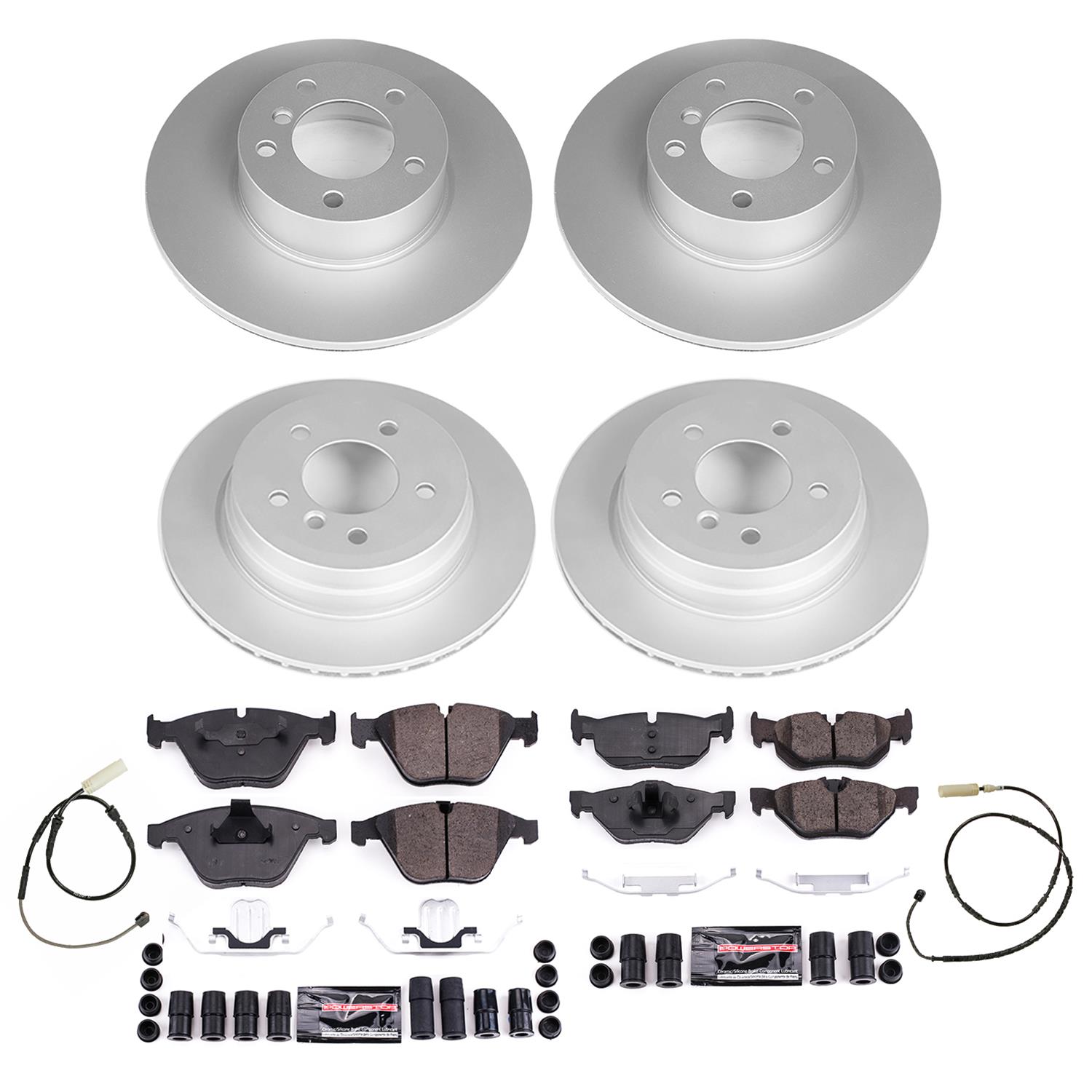 Power Stop 11-13 BMW 328i Front & Rear Z23 Coated Brake Kit (1x psbCRK5980, 1x psbCRK8823) thumbnail 4