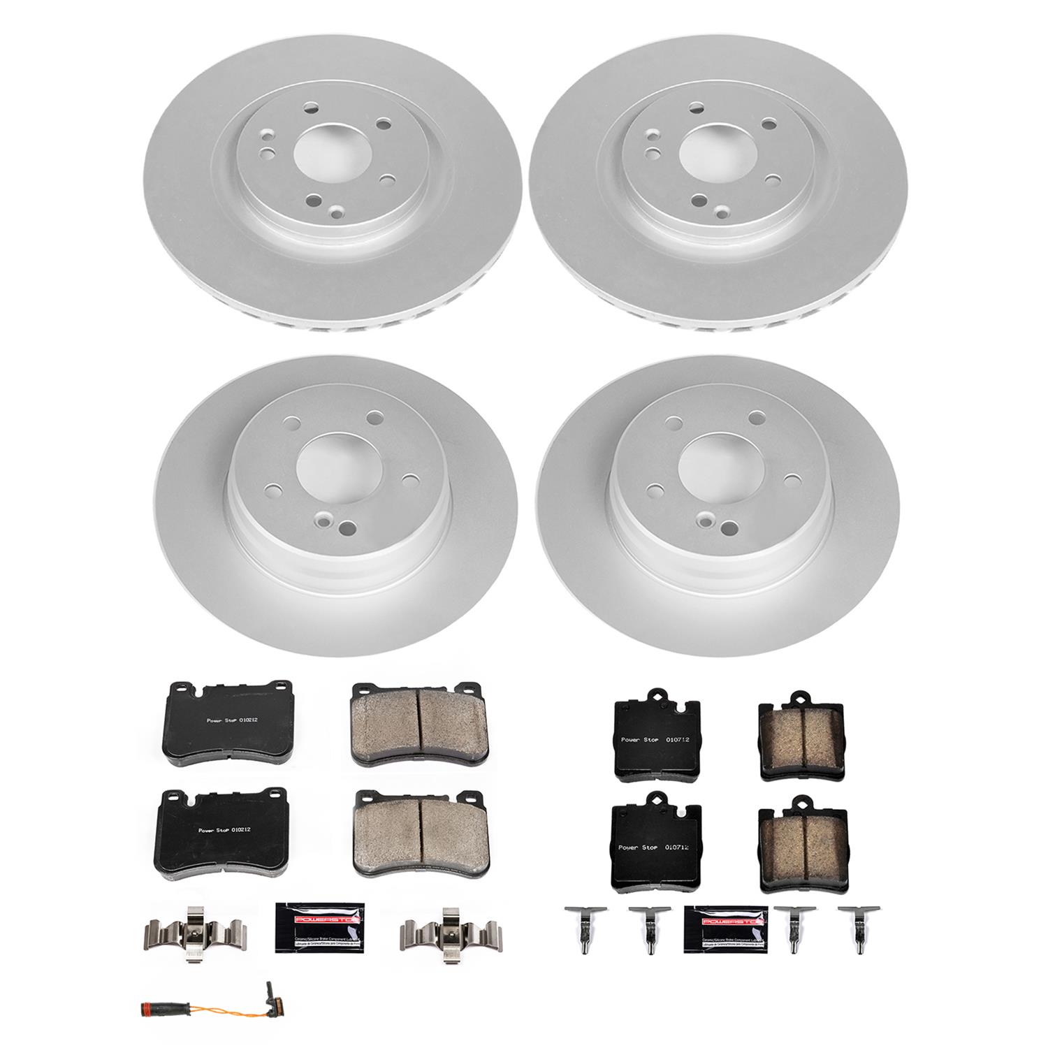 Power Stop 09-10 Mercedes-Benz SLK300 Front & Rear Z23 Coated Brake Kit (1x psbCRK6713, 1x psbCRK620) thumbnail 8