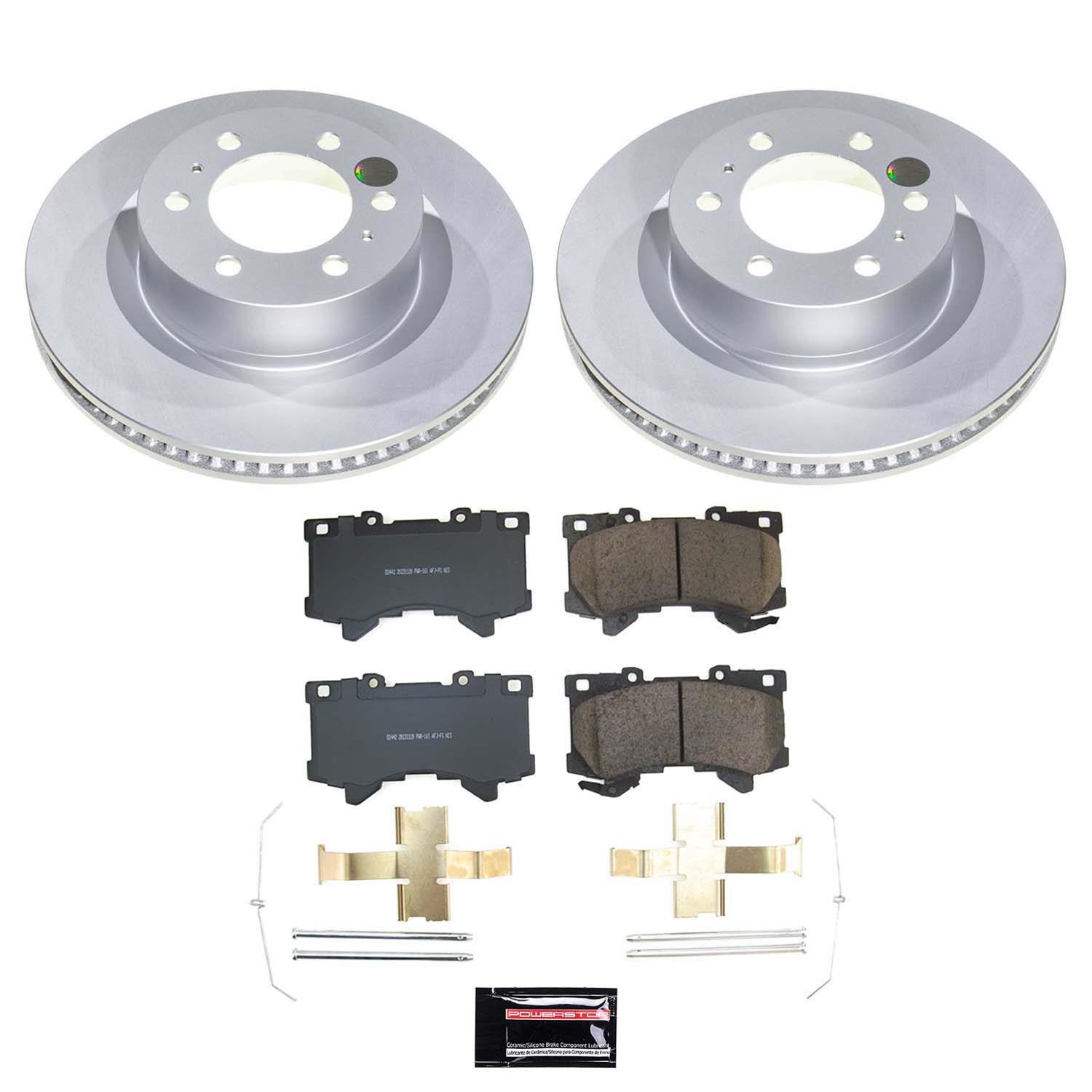 Power Stop 22-24 Toyota Tundra Front Z17 Coated Brake Kit thumbnail 5