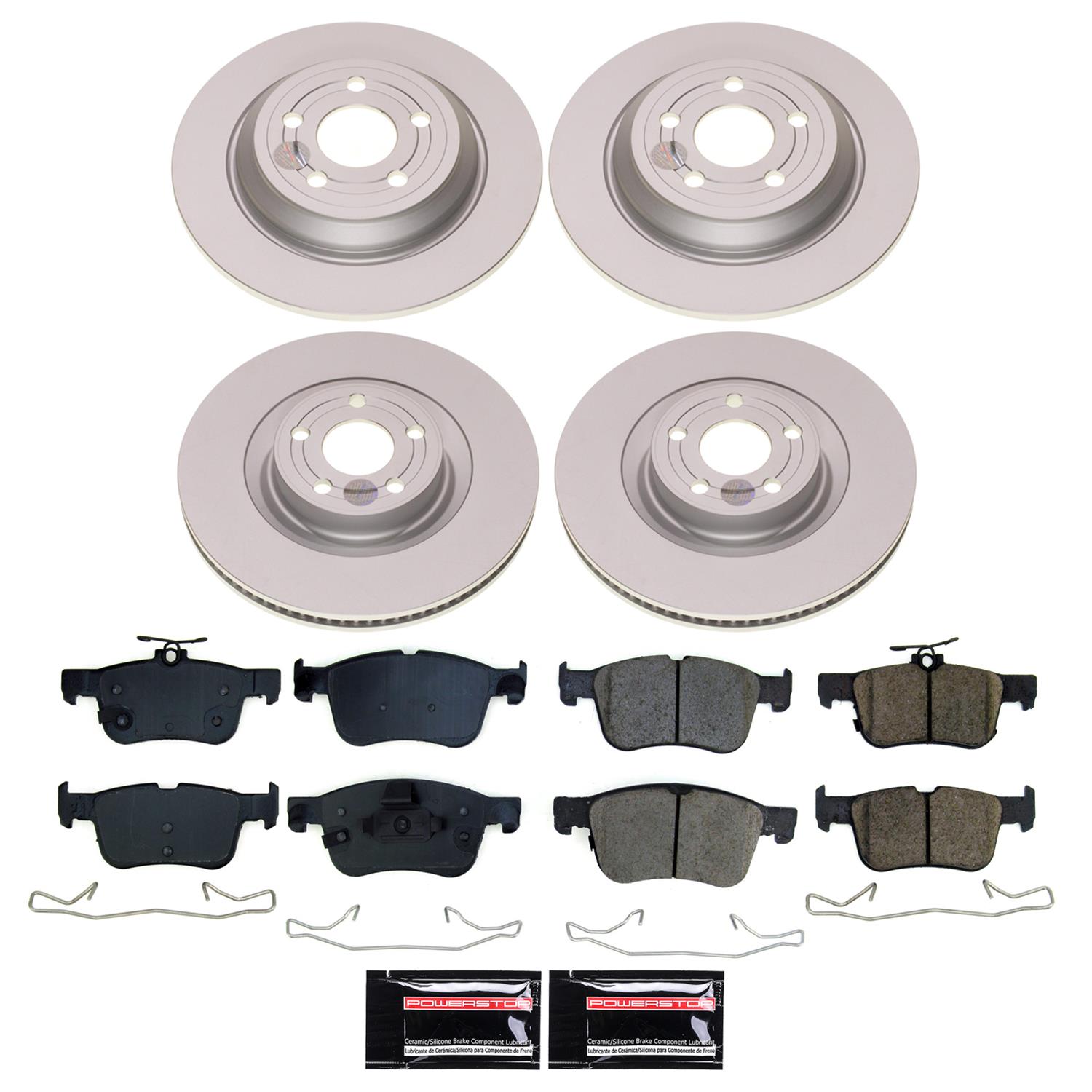 Power Stop 2023 Ford Bronco Sport Front and Rear Z17 Coated Brake Kit (1x psbCRK8926, 1x psbCRK8933) thumbnail 4