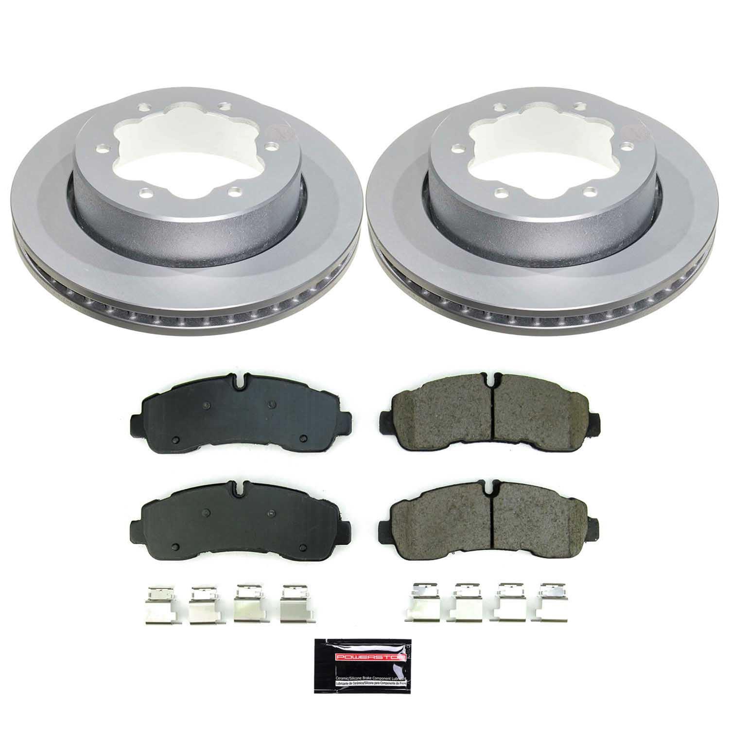 Power Stop 20-23 Ford Transit-350 HD Rear Z17 Coated Brake Kit thumbnail 5