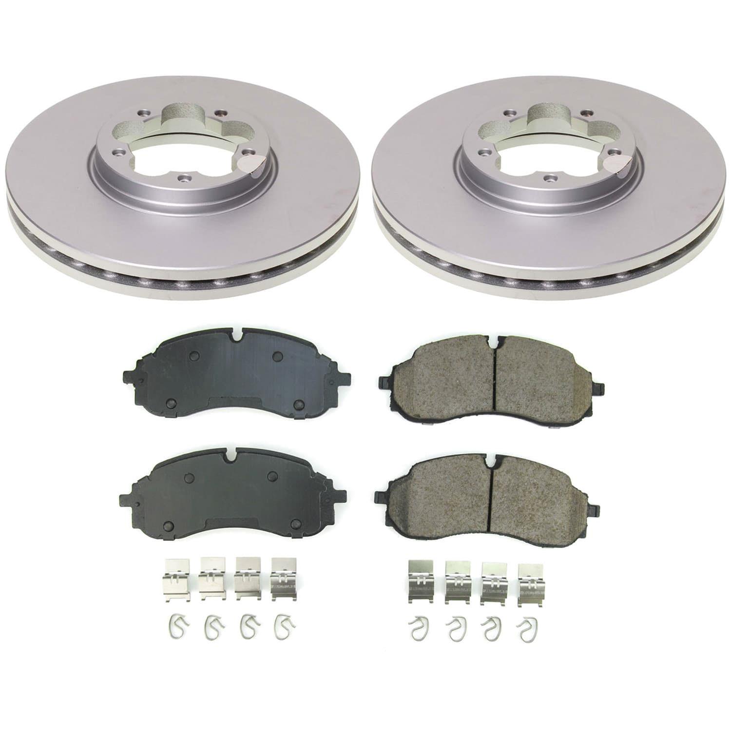 Power Stop 22-24 Ford E-Transit Front and Rear Z17 Coated Brake Kit (1x psbCRK8985, 1x psbCRK9105) thumbnail 8
