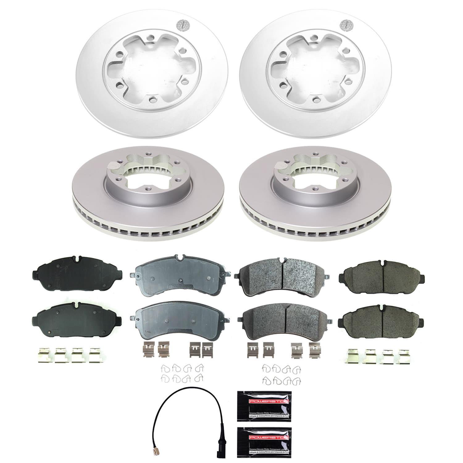 Power Stop 2021 Ford Transit-150 Front and Rear Z17 Coated Brake Kit (1x psbCRK8991, 1x psbCRK8980) thumbnail 5