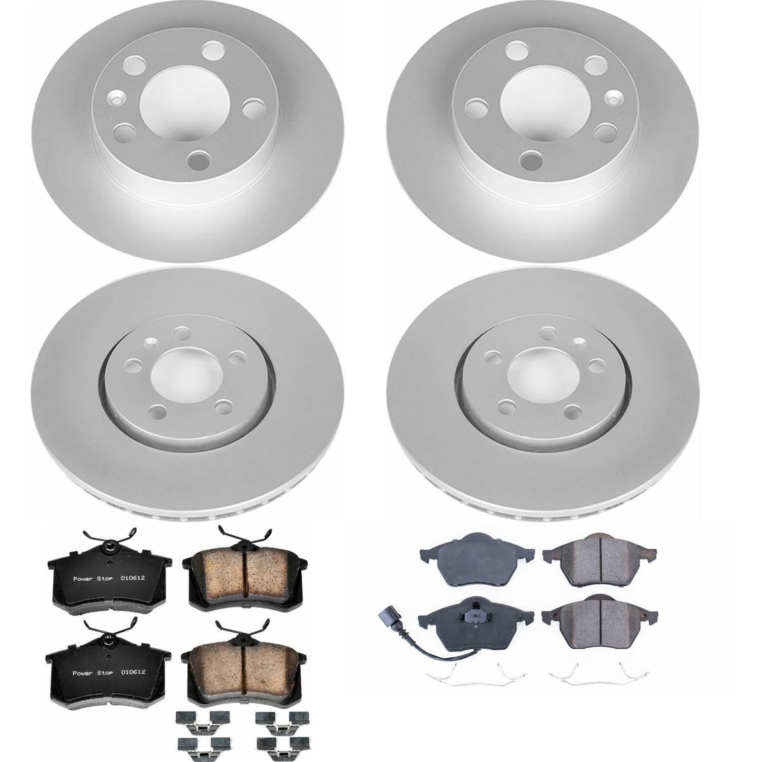 Power Stop 99-10 Volkswagen Beetle Front & Rear Z23 Evolution Sport Coated Brake Kit (1x psbCRK847, 1x psbCRK898) thumbnail 5