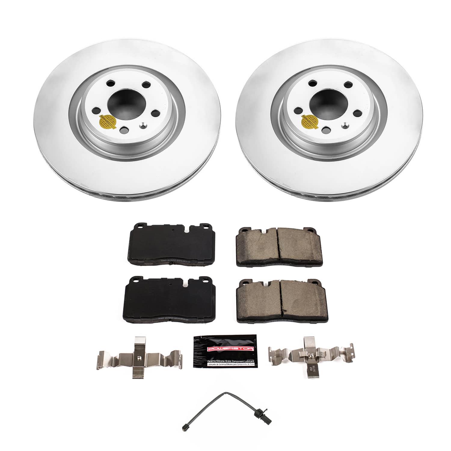 Power Stop 13-15 Audi Q5 Front and Rear Z23 Coated Brake Kit (1x psbCRK5678, 1x psbCRK9025) thumbnail 8