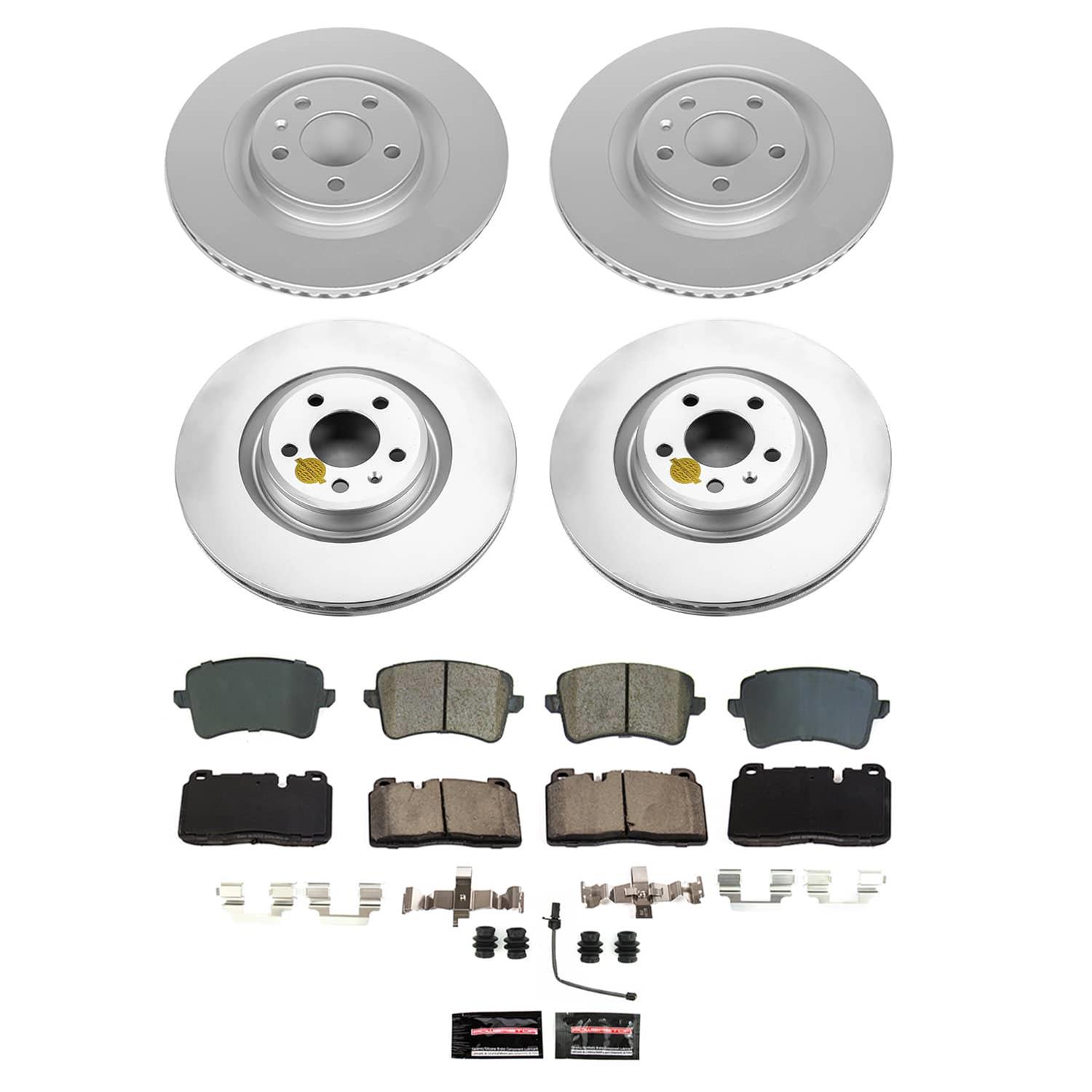 Power Stop 13-15 Audi Q5 Front and Rear Z23 Coated Brake Kit (1x psbCRK5678, 1x psbCRK9025) thumbnail 6