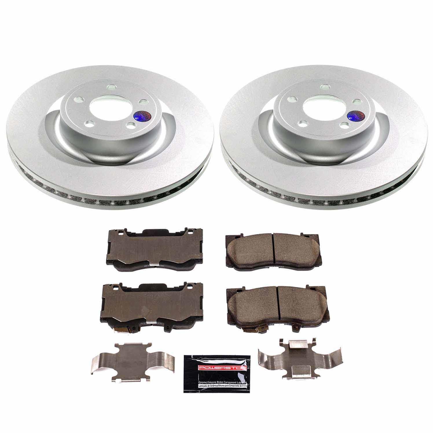 Power Stop 21-23 Ford Mustang Front Z17 Coated Brake Kit thumbnail 5
