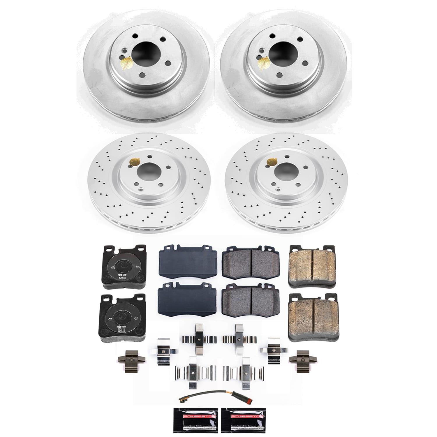 Power Stop 07-10 Mercedes-Benz SLK55 AMG Front and Rear Z23 Coated Brake Kit (1x psbCRK9078, 1x psbCRK9107) thumbnail 4