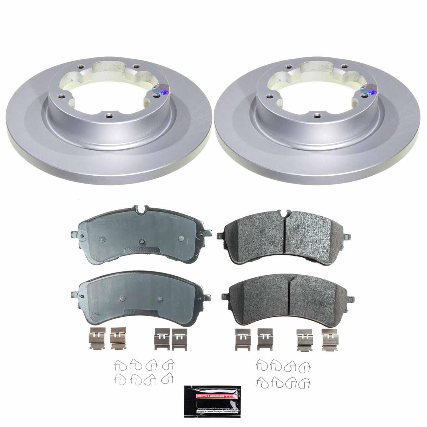 Power Stop 22-24 Ford E-Transit Front and Rear Z17 Coated Brake Kit (1x psbCRK8985, 1x psbCRK9105) thumbnail 7