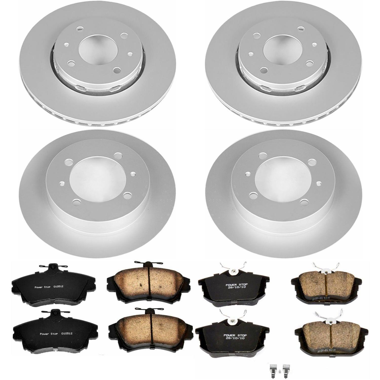 Power Stop 00-04 Volvo S40 Front & Rear Z23 Evolution Sport Coated Brake Kit (1x psbCRK911, 1x psbCRK913) thumbnail 4
