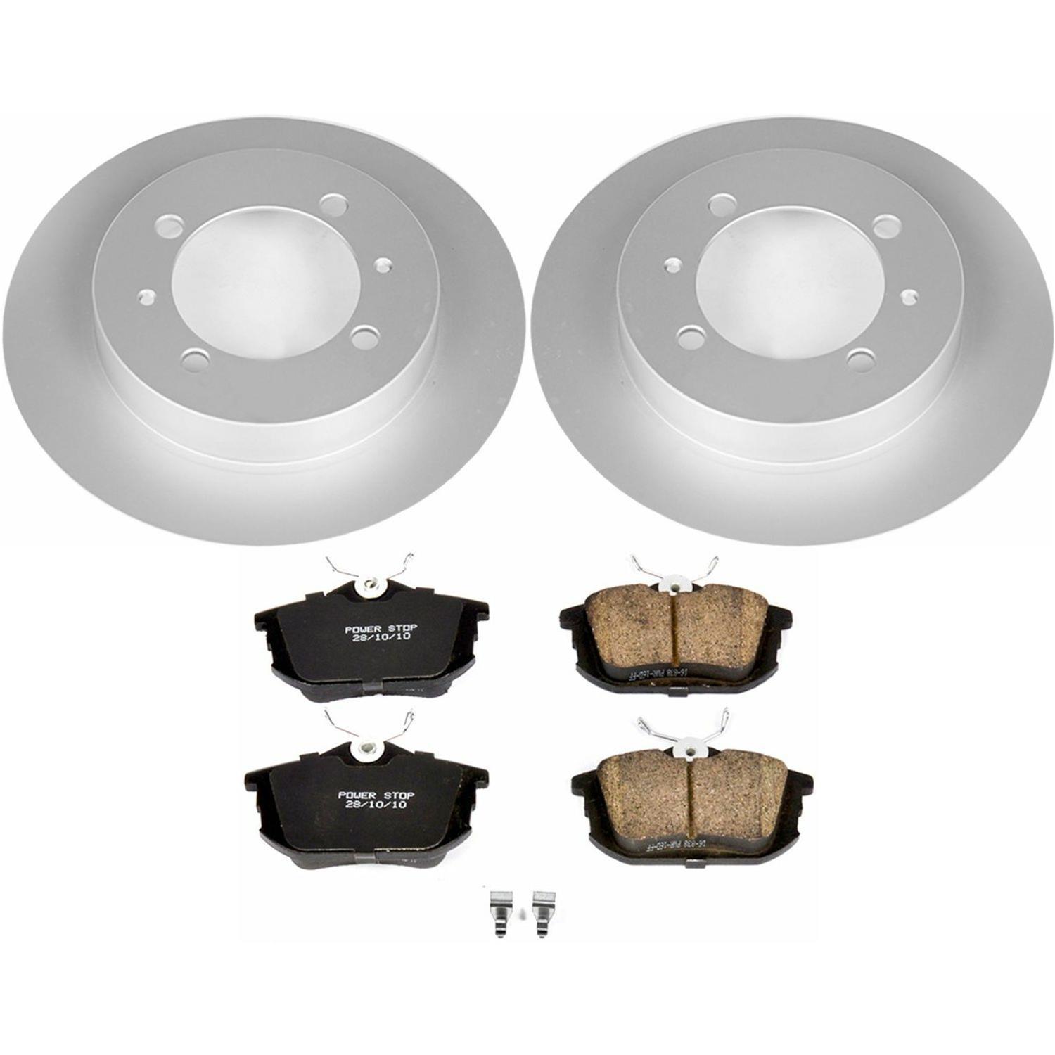 Power Stop 00-04 Volvo S40 Front & Rear Z23 Evolution Sport Coated Brake Kit (1x psbCRK911, 1x psbCRK913) thumbnail 8