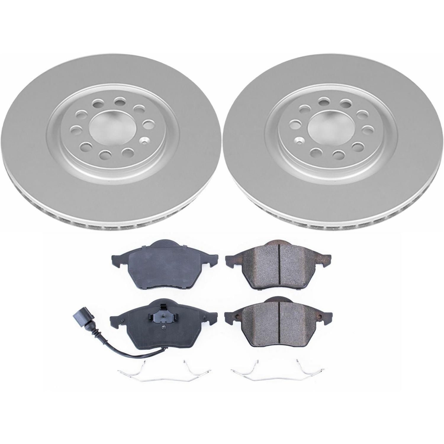 Power Stop 00-06 Audi TT Quattro Front & Rear Z23 Evolution Sport Coated Brake Kit (1x psbCRK3093, 1x psbCRK914) thumbnail 9