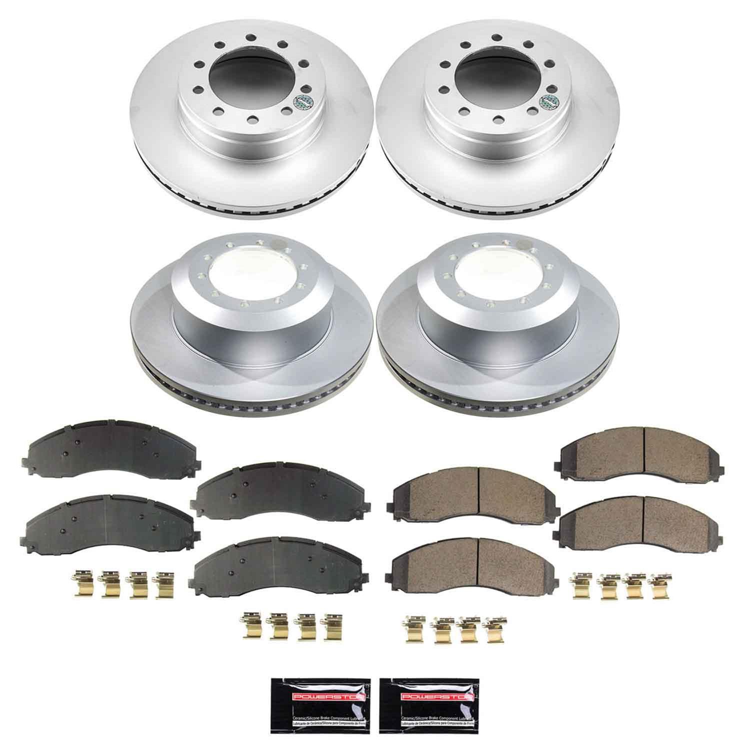 PowerStop Z17 Evolution Plus GEOMET Coated Brake Kits for 2023-2024 F-450 SUPER DUTY, F-550 DUTY - CRK9191 COATED BRAKE KIT thumbnail 5