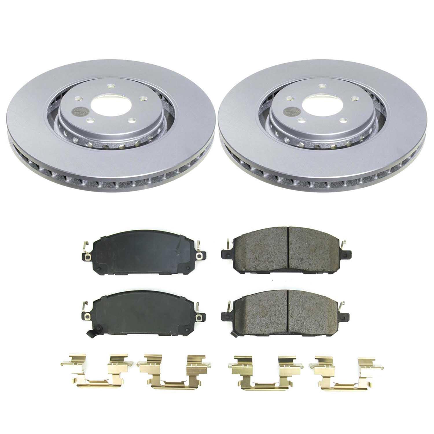 Power Stop 22-24 Infiniti QX60 Front and Rear Z17 Coated Brake Kit (1x psbCRK9206, 1x psbCRK9219) thumbnail 7