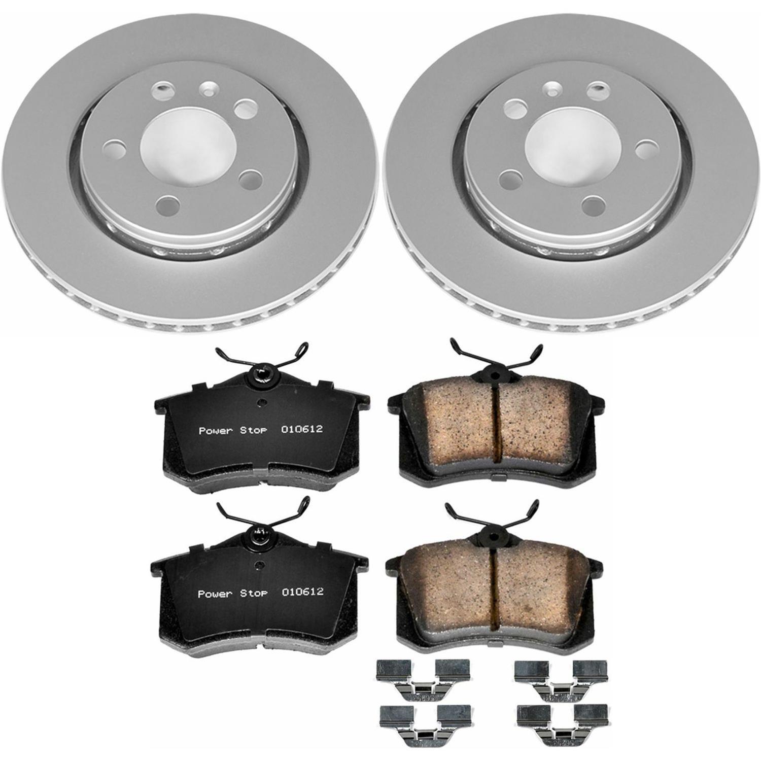 Power Stop 00-06 Audi TT Quattro Front & Rear Z23 Evolution Sport Coated Brake Kit (1x psbCRK914, 1x psbCRK920) thumbnail 4