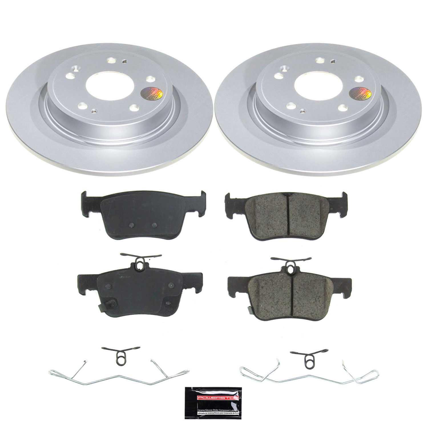 Power Stop 23-24 Acura Integra Front and Rear Z17 Coated Brake Kit thumbnail 8